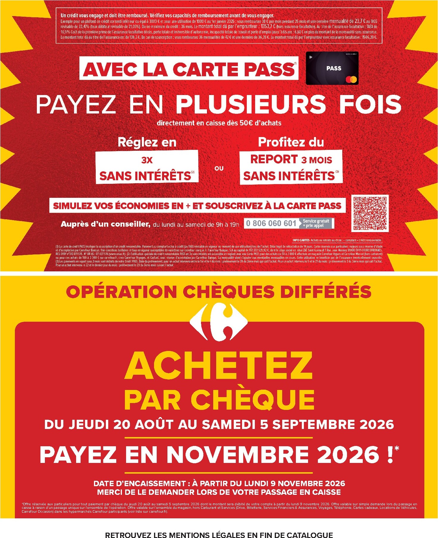 carrefour - Flyer Carrefour - Gros volumes, petits prix pour la semaine prochaine du de jeudi 20/08/2026 au du lundi 07/09/2026 - page: 18