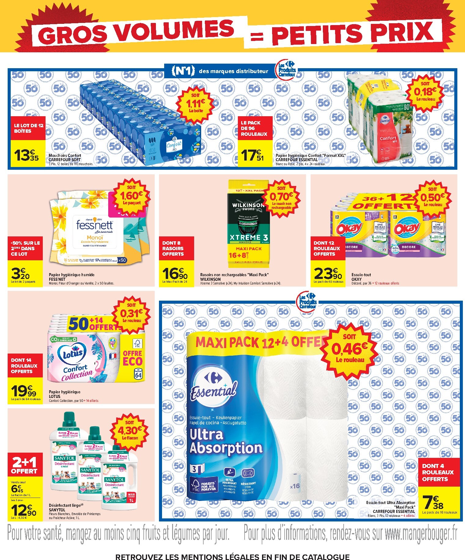 carrefour - Flyer Carrefour - Gros volumes, petits prix pour la semaine prochaine du de jeudi 20/08/2026 au du lundi 07/09/2026 - page: 21