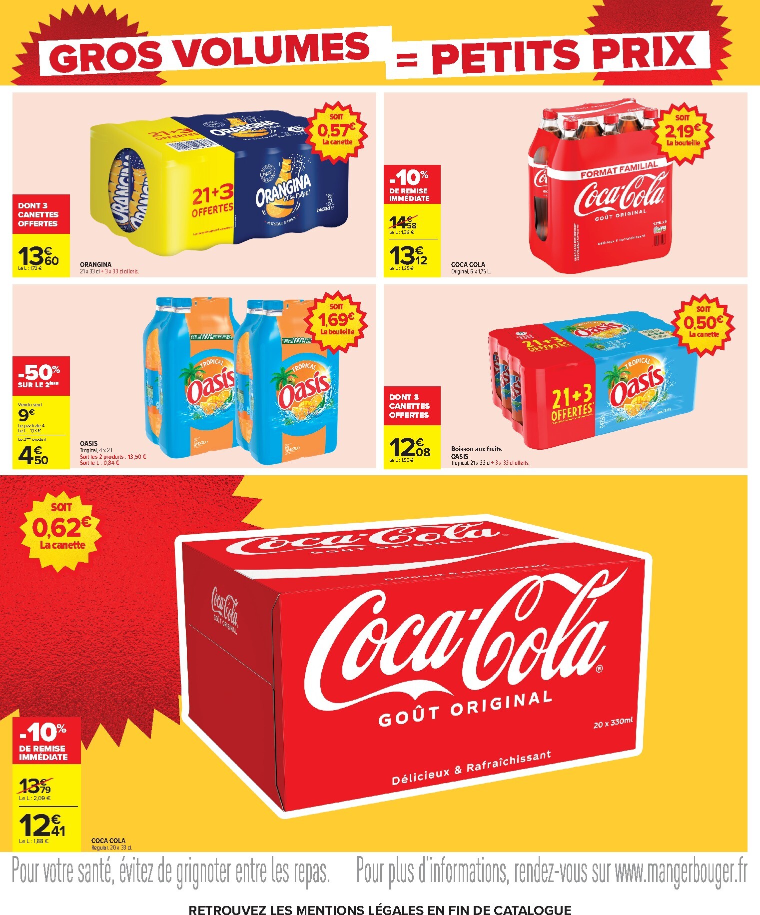 carrefour - Flyer Carrefour - Gros volumes, petits prix pour la semaine prochaine du de jeudi 20/08/2026 au du lundi 07/09/2026 - page: 4