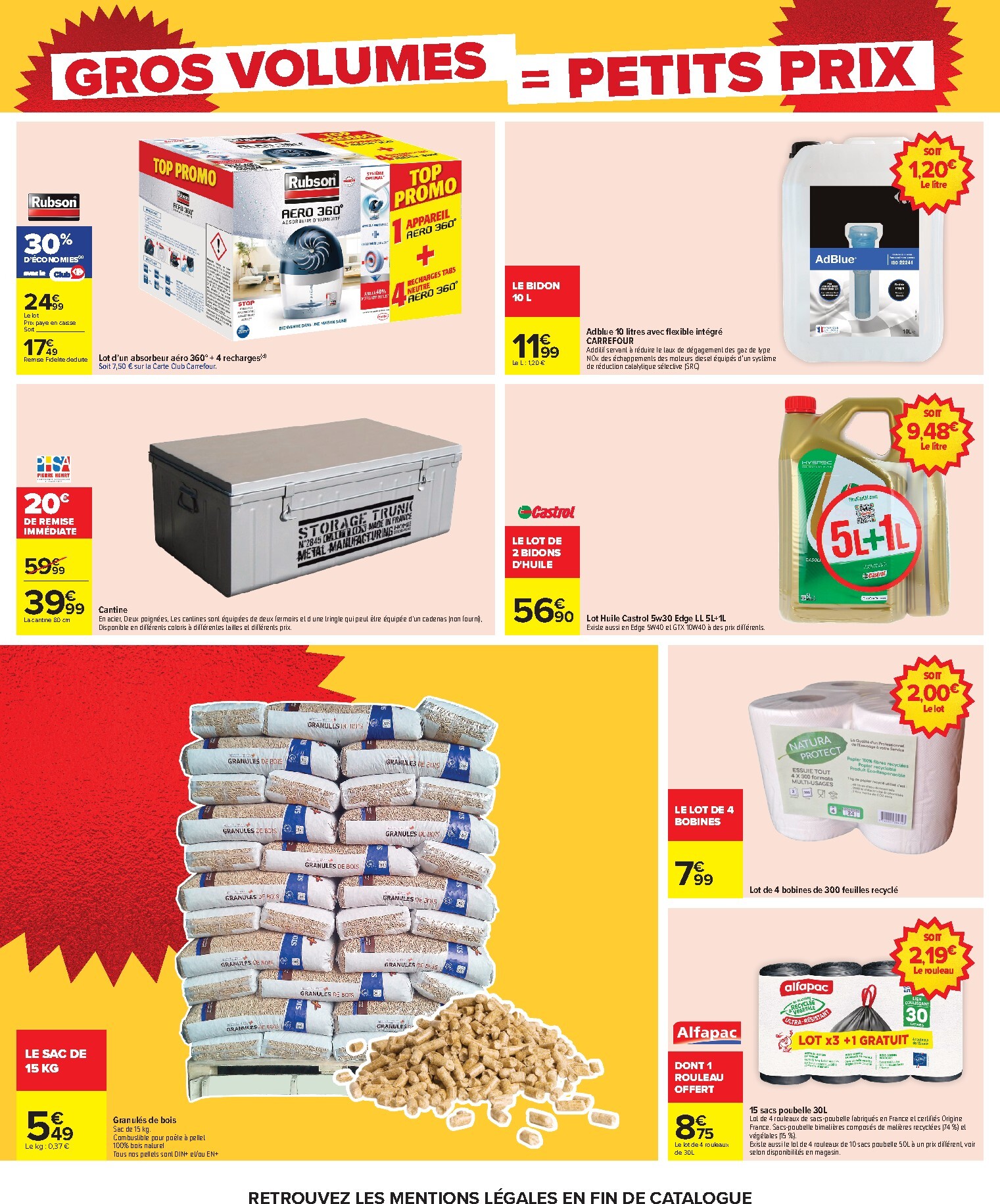 carrefour - Flyer Carrefour - Gros volumes, petits prix pour la semaine prochaine du de jeudi 20/08/2026 au du lundi 07/09/2026 - page: 24