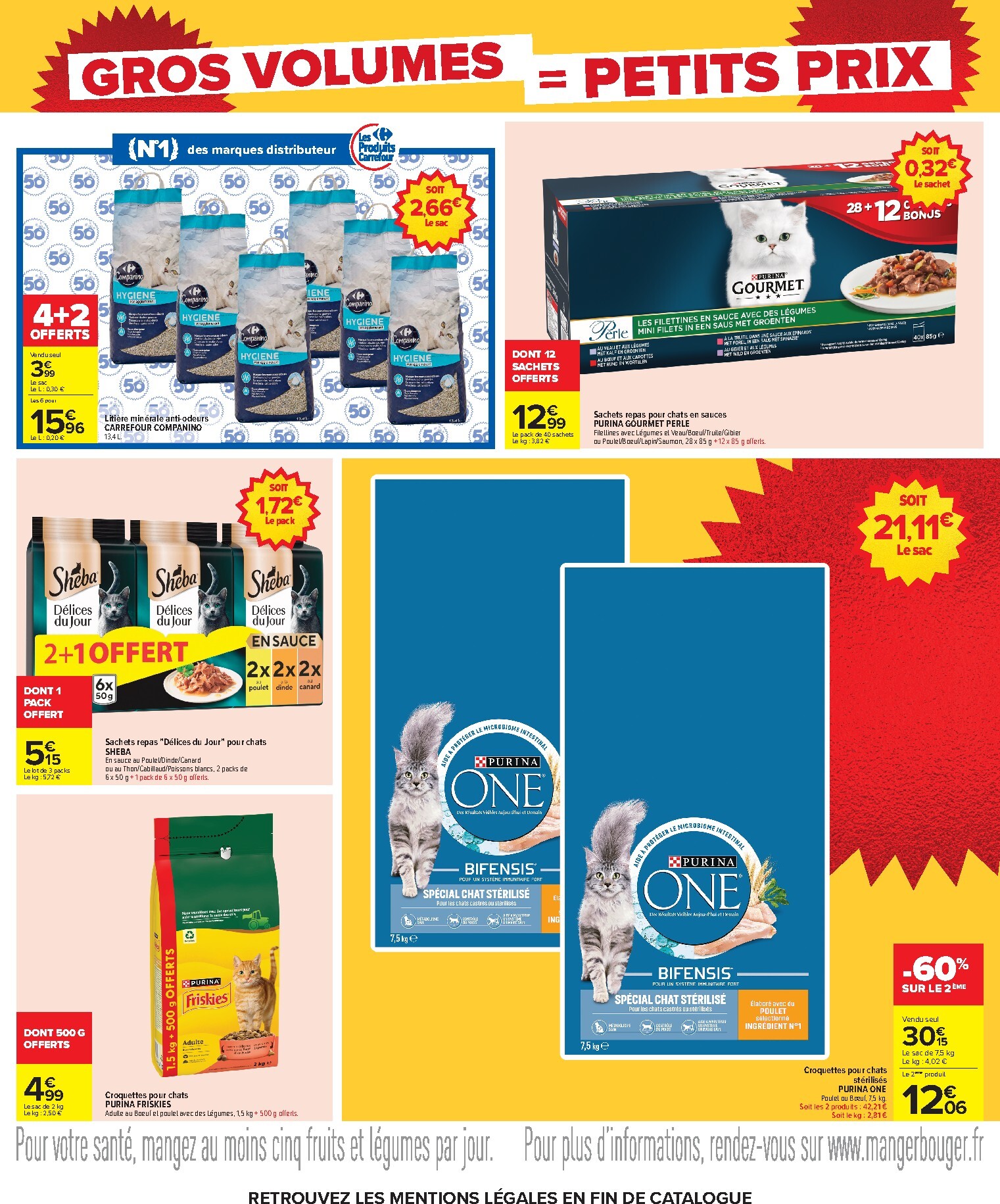 carrefour - Flyer Carrefour - Gros volumes, petits prix pour la semaine prochaine du de jeudi 20/08/2026 au du lundi 07/09/2026 - page: 23