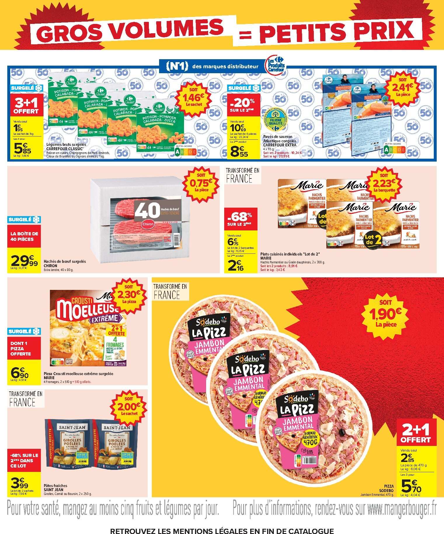 carrefour - Flyer Carrefour - Gros volumes, petits prix pour la semaine prochaine du de jeudi 20/08/2026 au du lundi 07/09/2026 - page: 13
