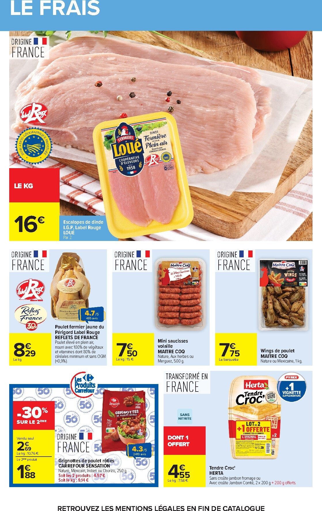 carrefour - Flyer Carrefour pour la semaine prochaine du du lundi 24/08/2026 au du lundi 07/09/2026 - page: 33
