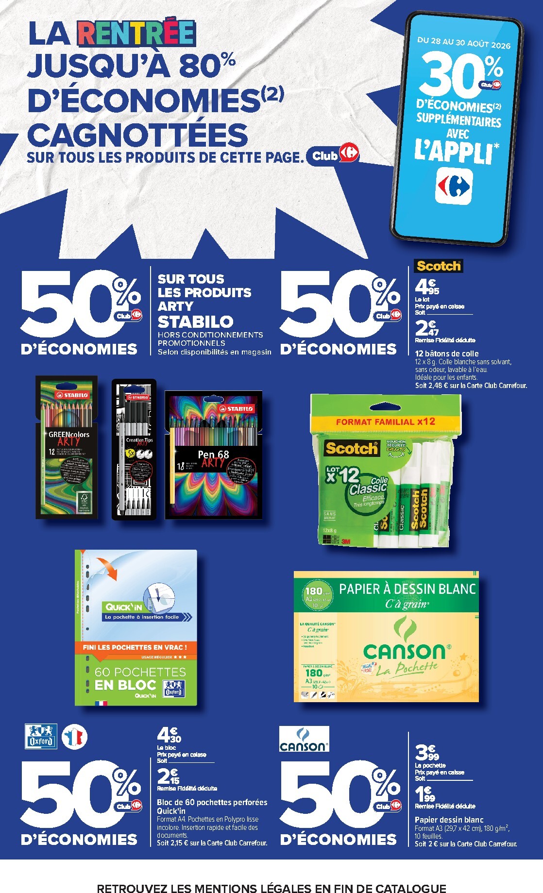 carrefour - Flyer Carrefour pour la semaine prochaine du du lundi 24/08/2026 au du lundi 07/09/2026 - page: 77