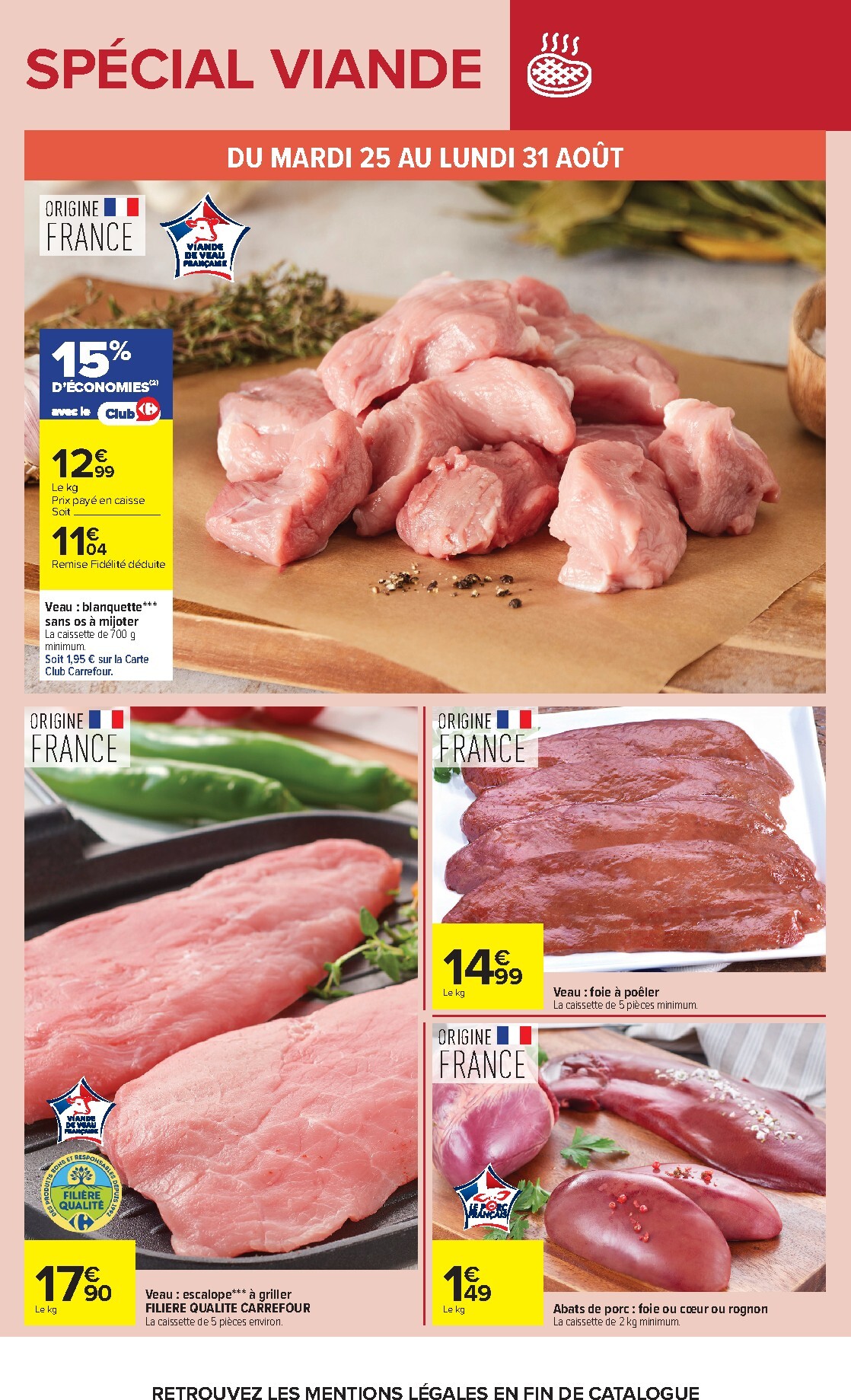 carrefour - Flyer Carrefour pour la semaine prochaine du du lundi 24/08/2026 au du lundi 07/09/2026 - page: 21