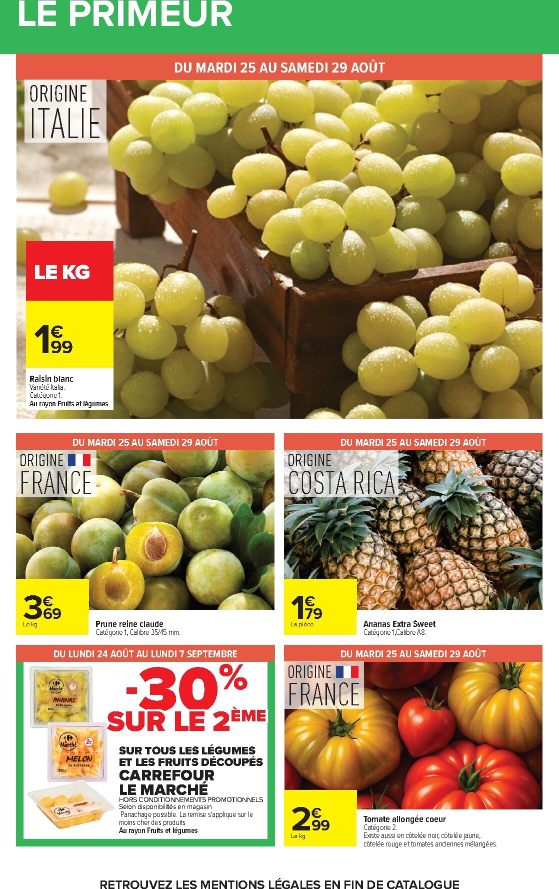 carrefour - Flyer Carrefour pour la semaine prochaine du du lundi 24/08/2026 au du lundi 07/09/2026 - page: 30