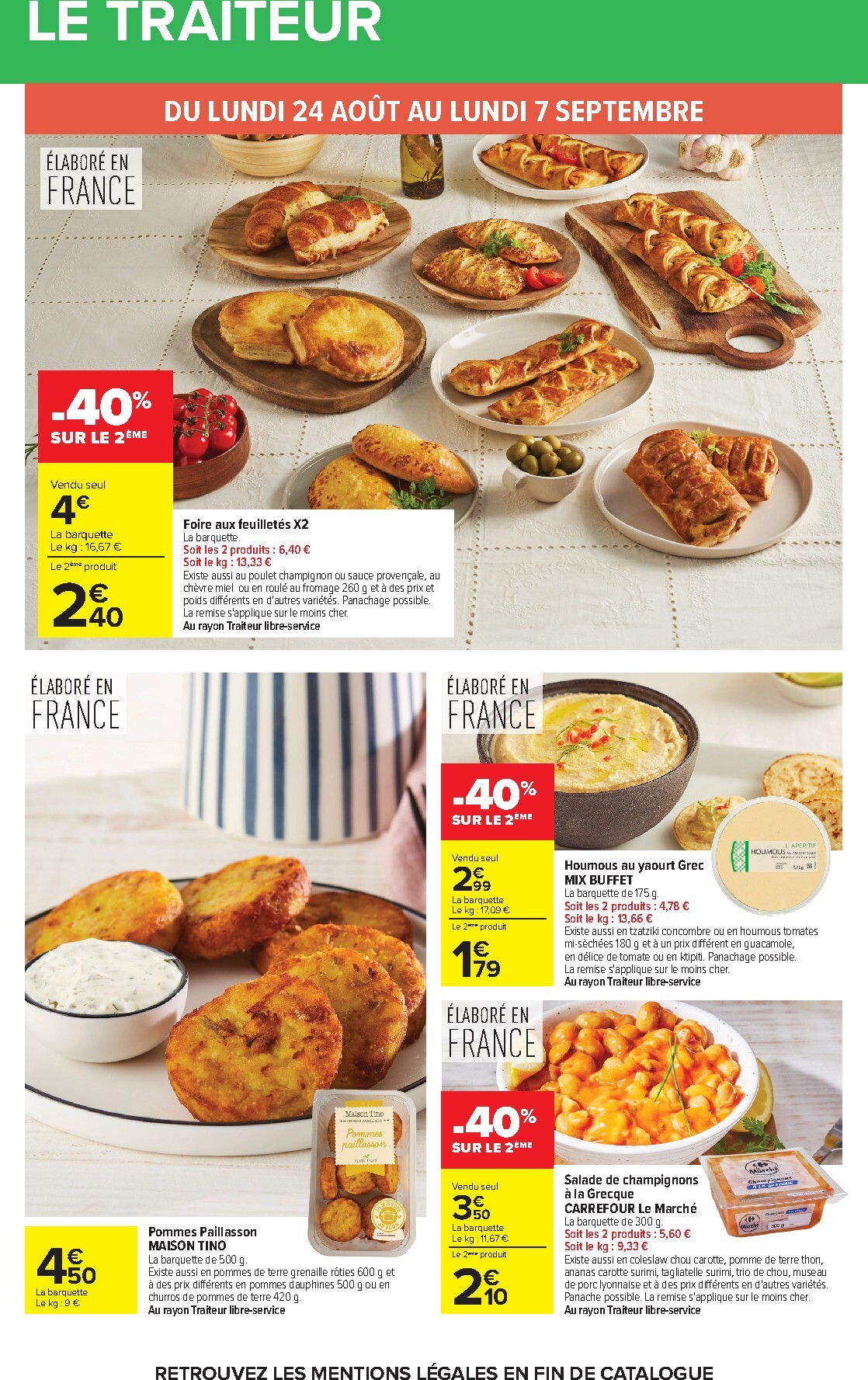 carrefour - Flyer Carrefour pour la semaine prochaine du du lundi 24/08/2026 au du lundi 07/09/2026 - page: 28