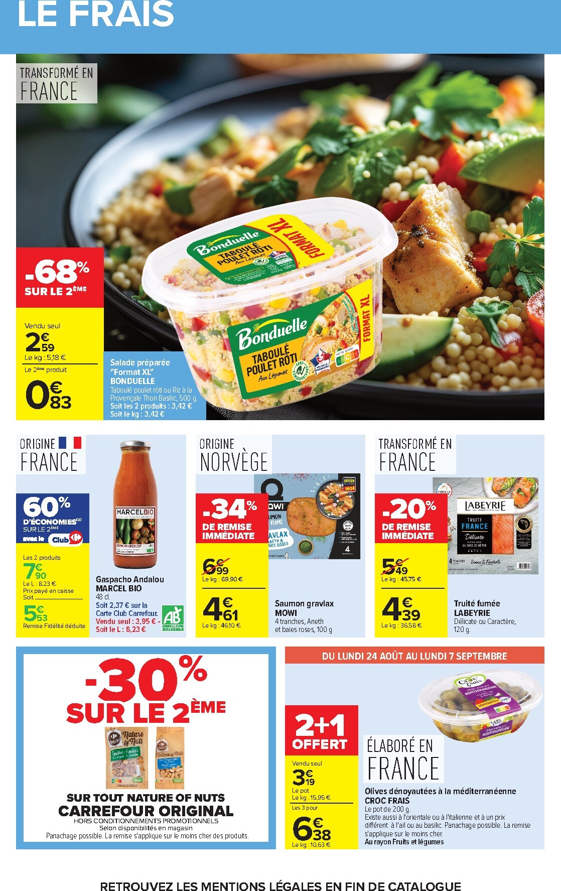 carrefour - Flyer Carrefour pour la semaine prochaine du du lundi 24/08/2026 au du lundi 07/09/2026 - page: 35