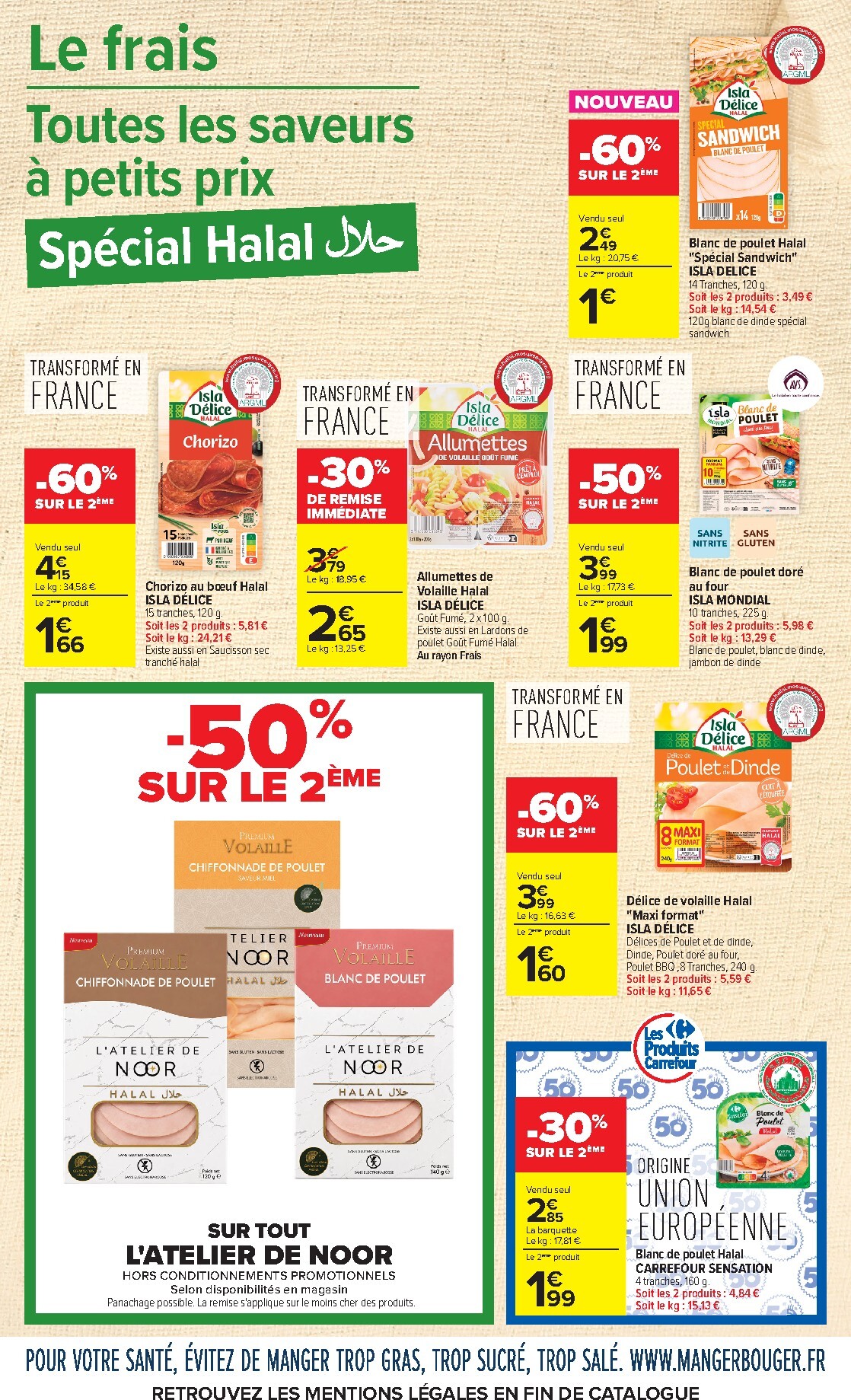 carrefour - Flyer Carrefour - Petits Prix Halal pour la semaine prochaine du du mardi 25/08/2026 au du lundi 07/09/2026 - page: 9