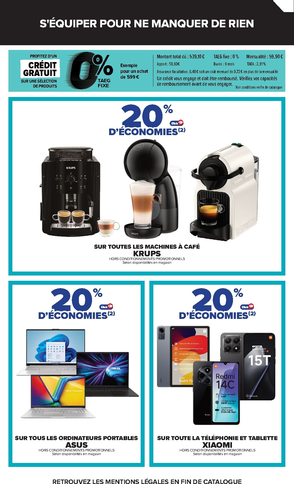 carrefour - Flyer Carrefour - Préparez La Rentrée Avec Des Offres Dernier Cri pour la semaine prochaine du du mardi 25/08/2026 au du lundi 07/09/2026 - page: 2
