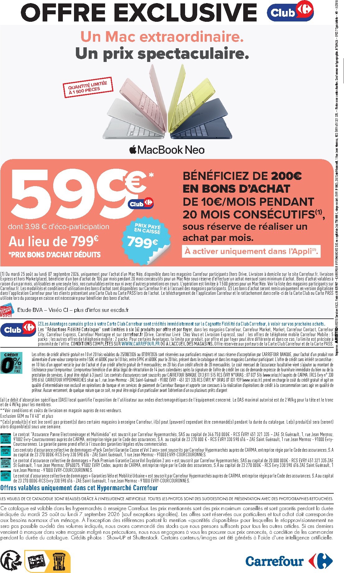 carrefour - Flyer Carrefour - Préparez La Rentrée Avec Des Offres Dernier Cri pour la semaine prochaine du du mardi 25/08/2026 au du lundi 07/09/2026 - page: 28