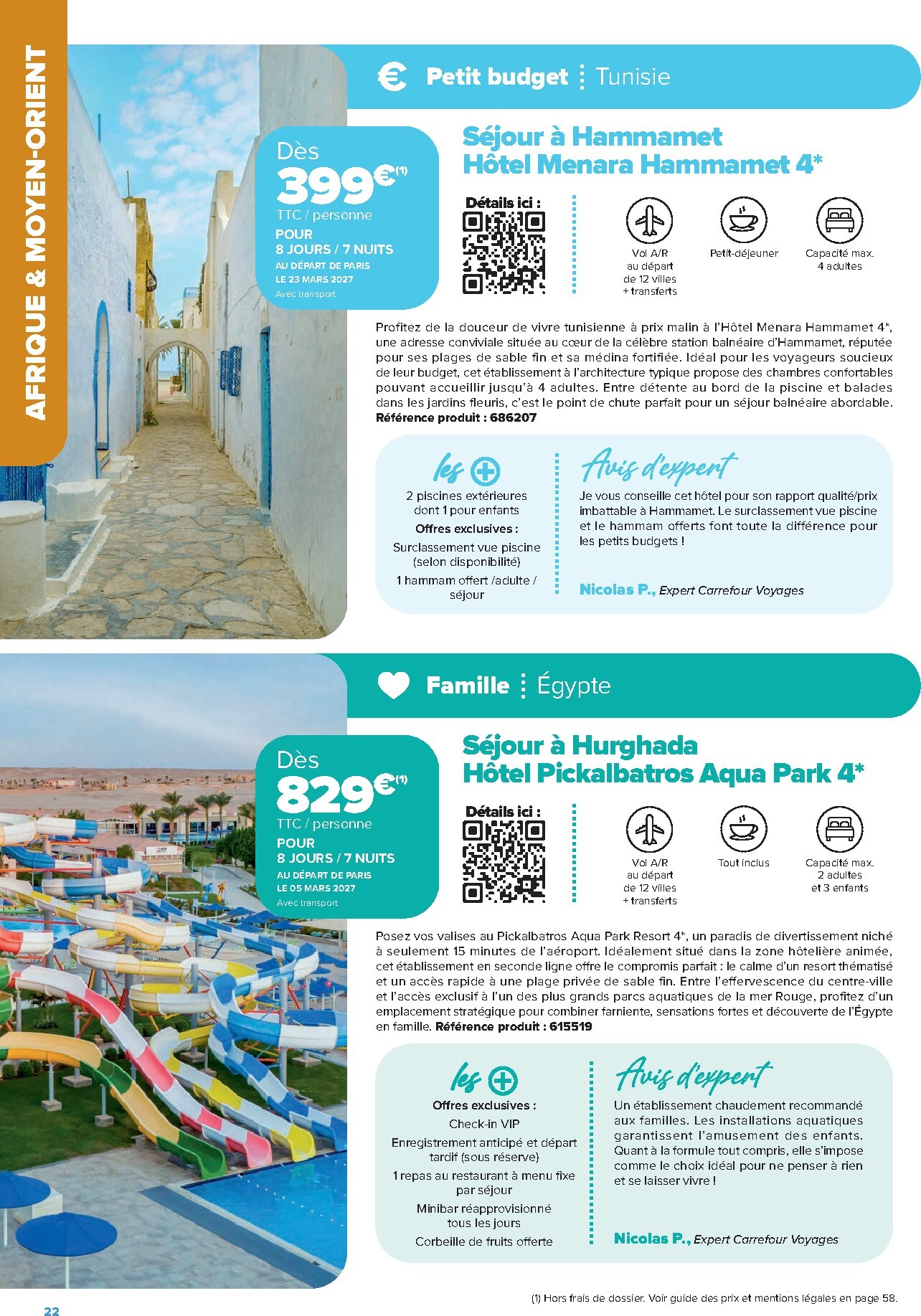 carrefour - Current Carrefour - Séjours & Circuits leaflet valid from du vendredi 14/08/2026 to du mercredi 31/03/2027 - page: 22