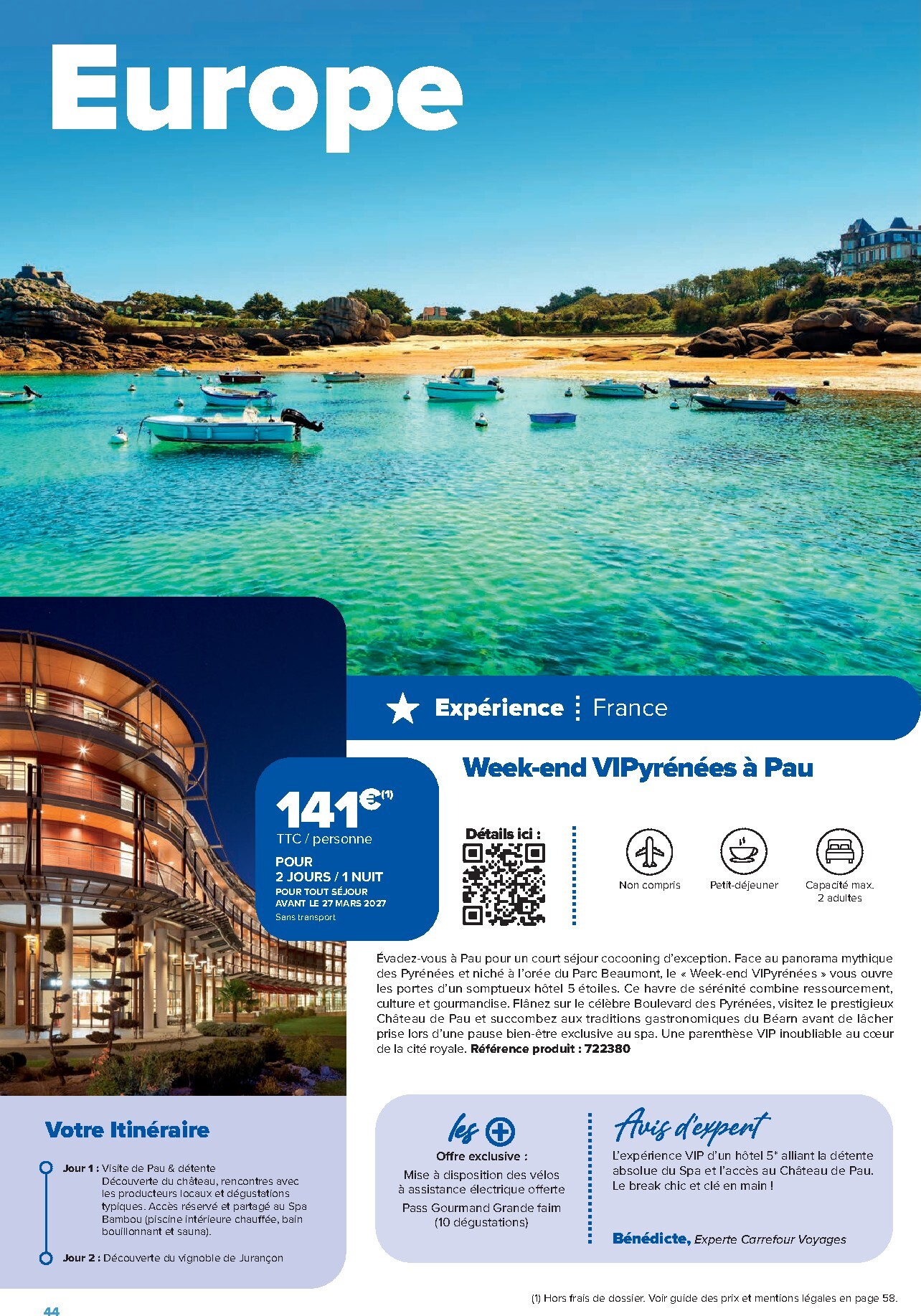 carrefour - Current Carrefour - Séjours & Circuits leaflet valid from du vendredi 14/08/2026 to du mercredi 31/03/2027 - page: 44