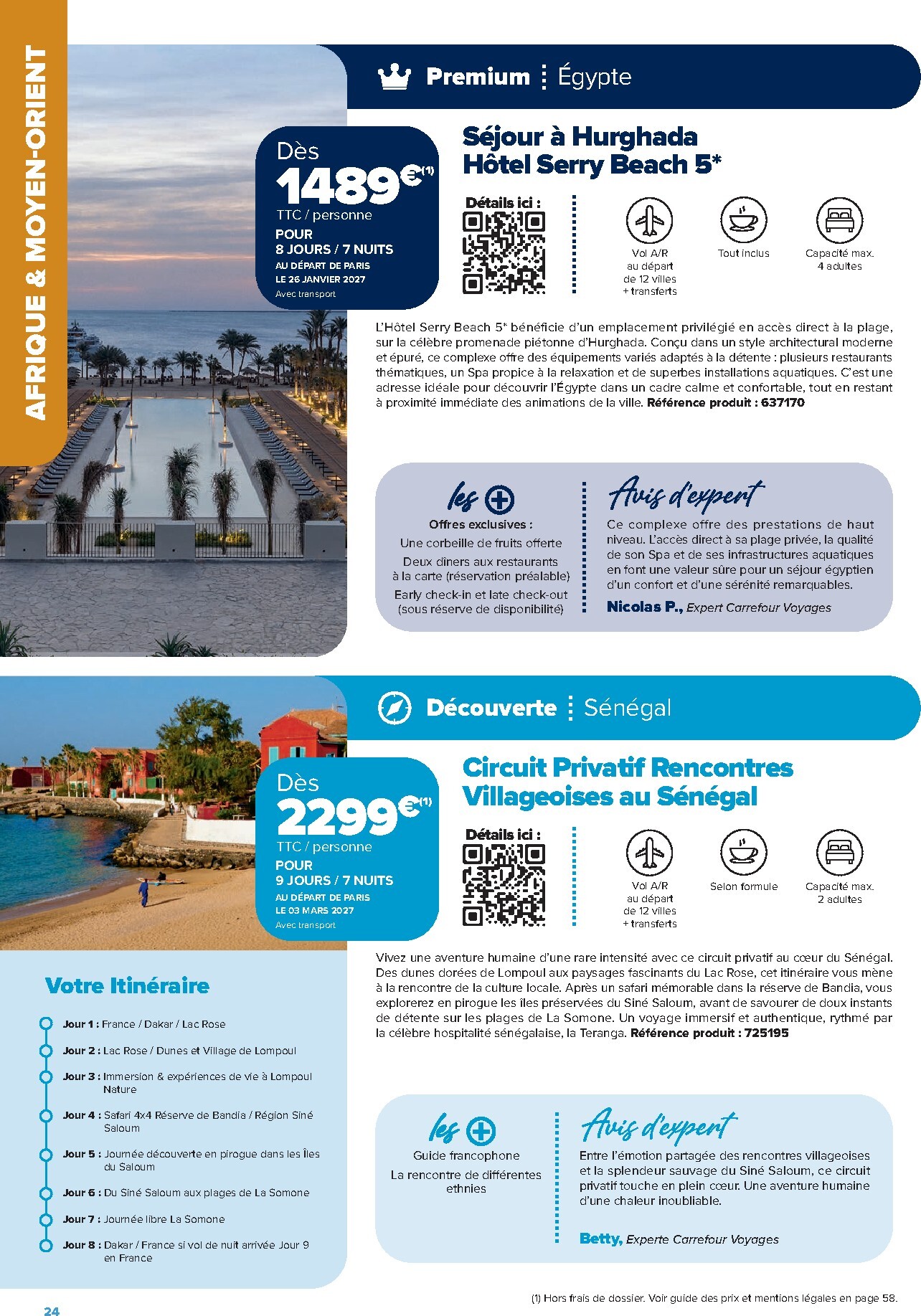 carrefour - Current Carrefour - Séjours & Circuits leaflet valid from du vendredi 14/08/2026 to du mercredi 31/03/2027 - page: 24
