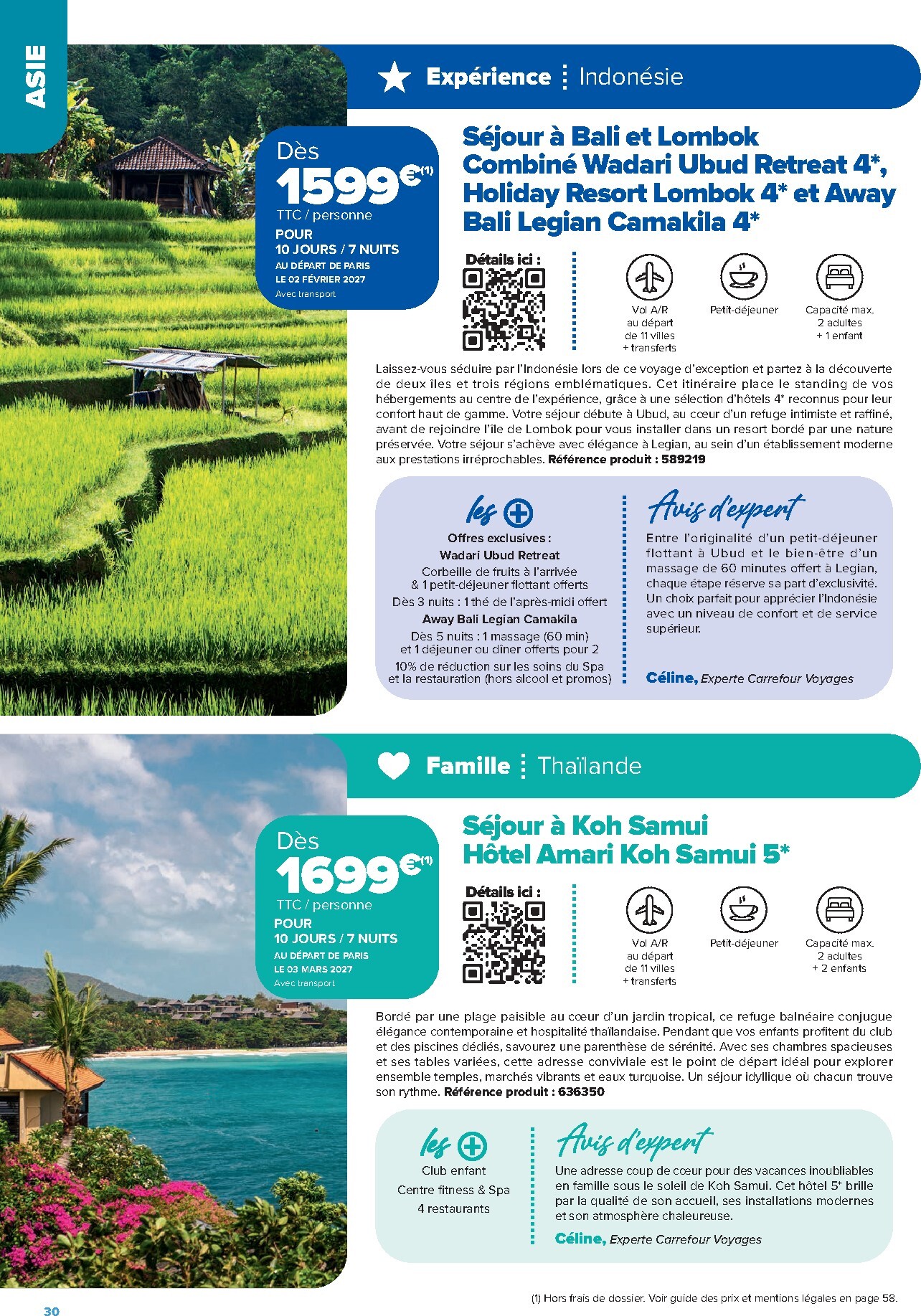 carrefour - Current Carrefour - Séjours & Circuits leaflet valid from du vendredi 14/08/2026 to du mercredi 31/03/2027 - page: 30