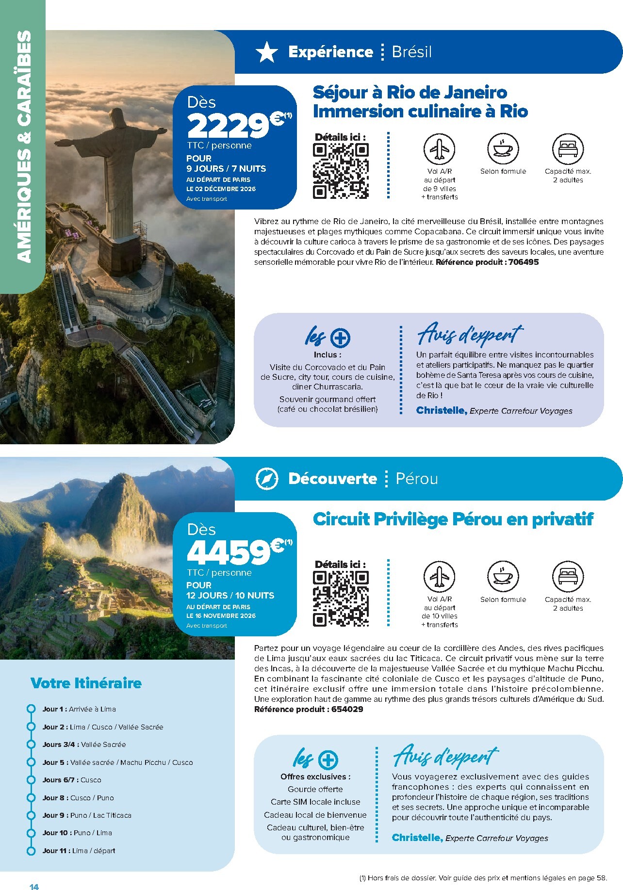 carrefour - Current Carrefour - Séjours & Circuits leaflet valid from du vendredi 14/08/2026 to du mercredi 31/03/2027 - page: 14