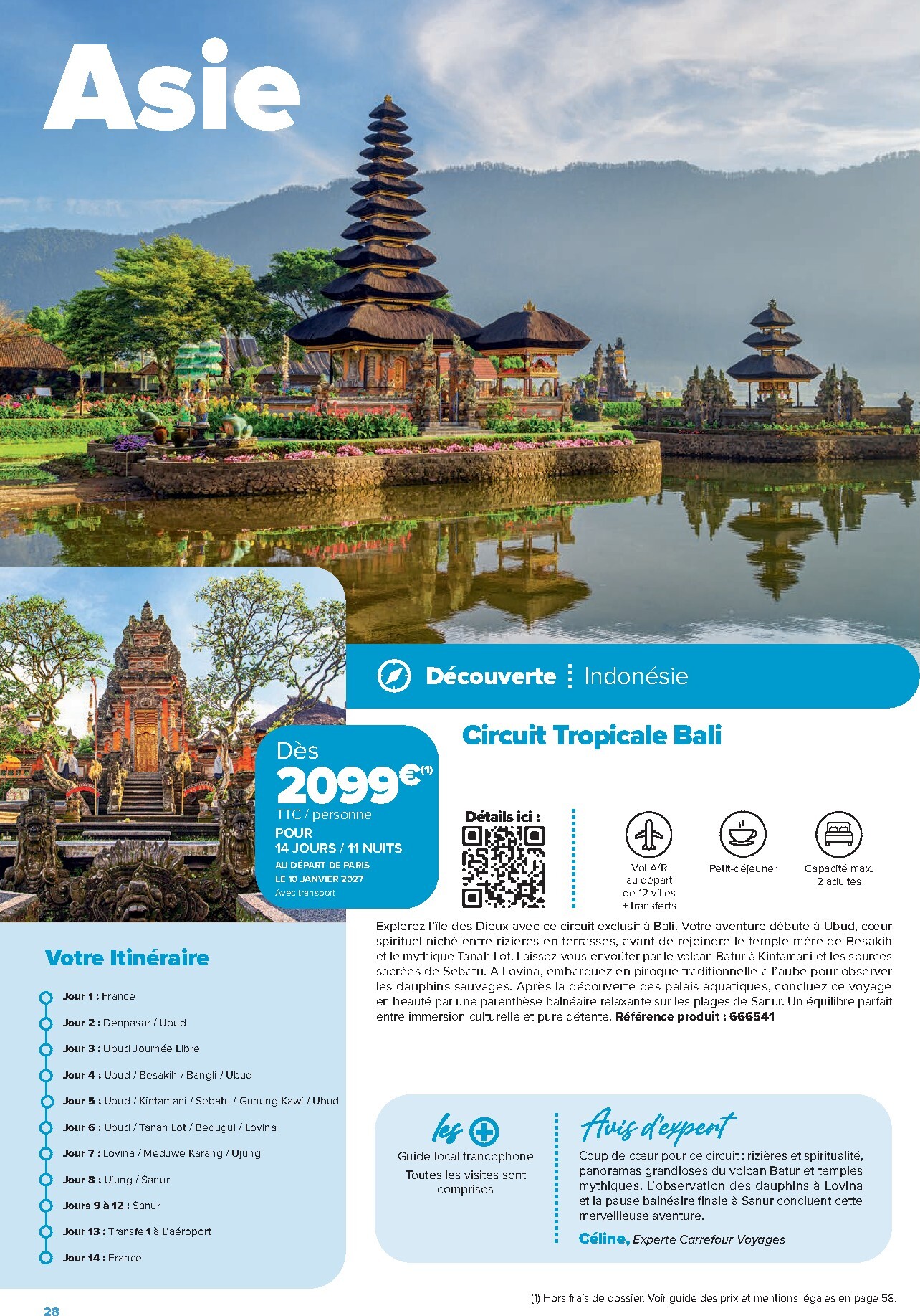 carrefour - Current Carrefour - Séjours & Circuits leaflet valid from du vendredi 14/08/2026 to du mercredi 31/03/2027 - page: 28