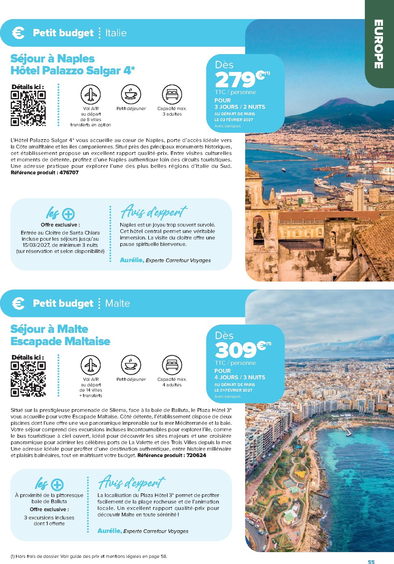 carrefour - Current Carrefour - Séjours & Circuits leaflet valid from du vendredi 14/08/2026 to du mercredi 31/03/2027 - page: 55