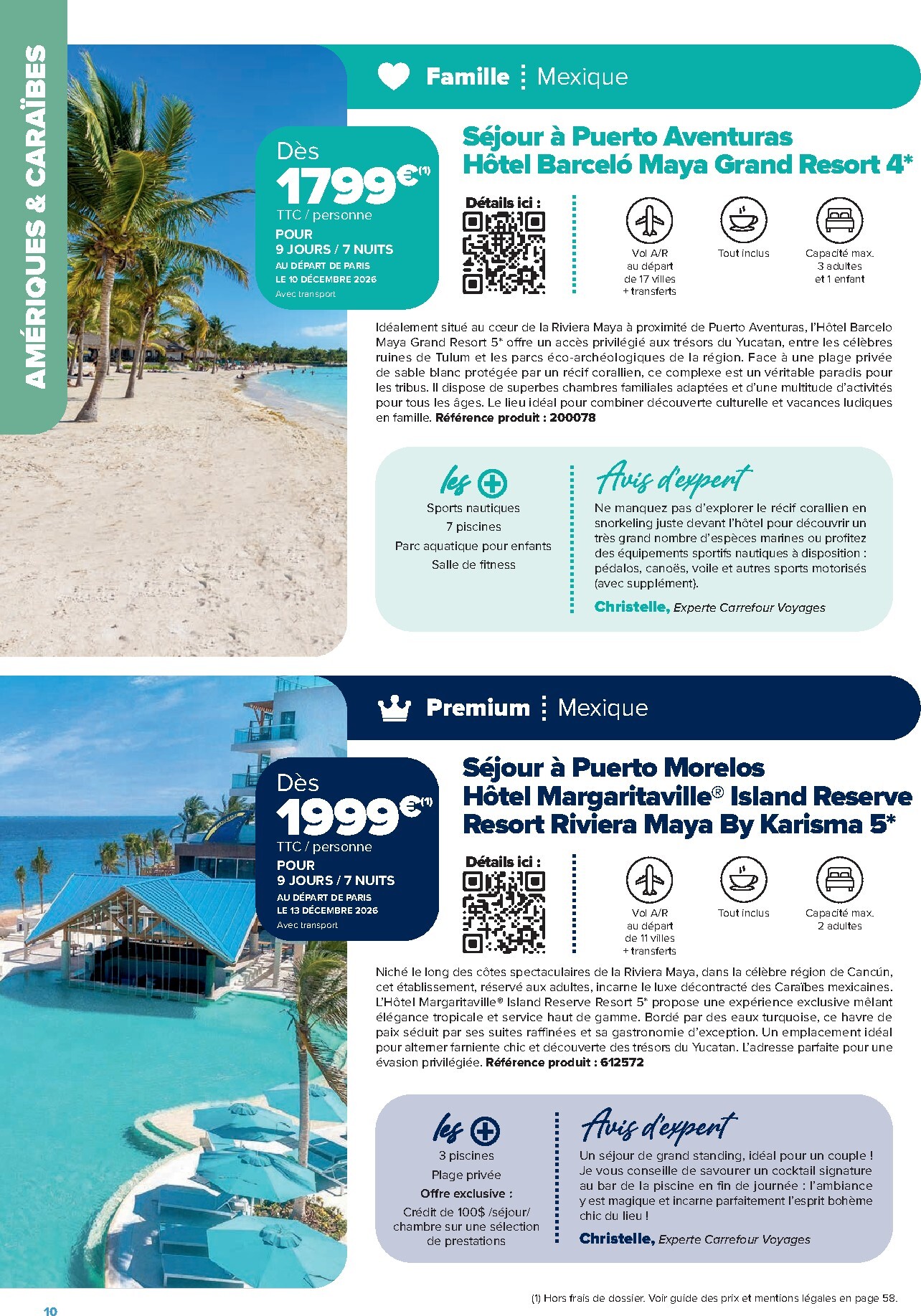 carrefour - Current Carrefour - Séjours & Circuits leaflet valid from du vendredi 14/08/2026 to du mercredi 31/03/2027 - page: 10