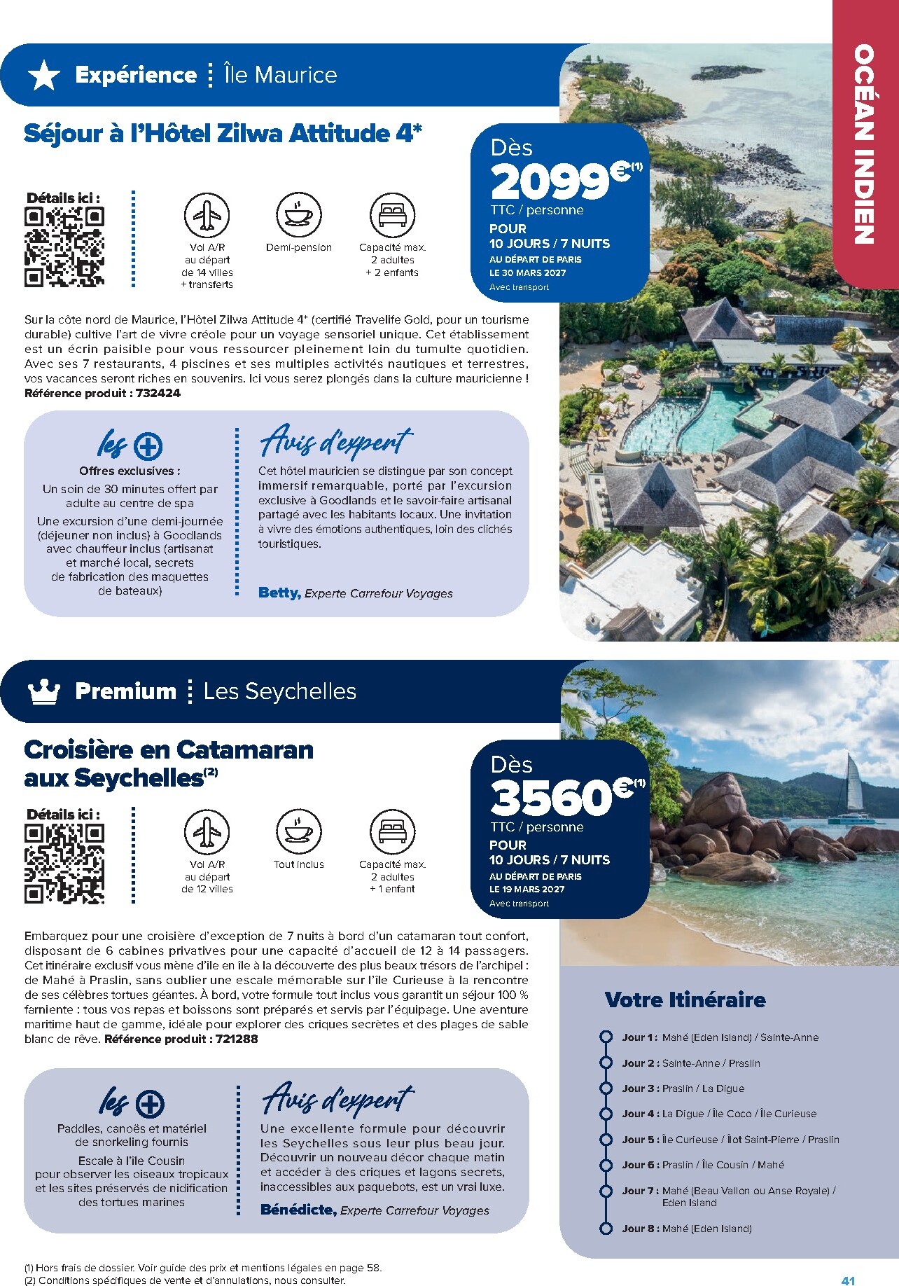 carrefour - Current Carrefour - Séjours & Circuits leaflet valid from du vendredi 14/08/2026 to du mercredi 31/03/2027 - page: 41