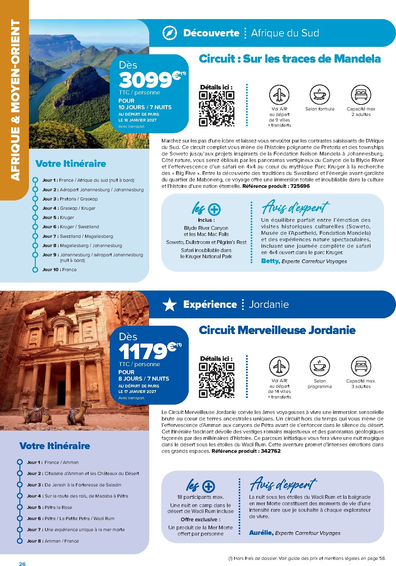 carrefour - Current Carrefour - Séjours & Circuits leaflet valid from du vendredi 14/08/2026 to du mercredi 31/03/2027 - page: 26