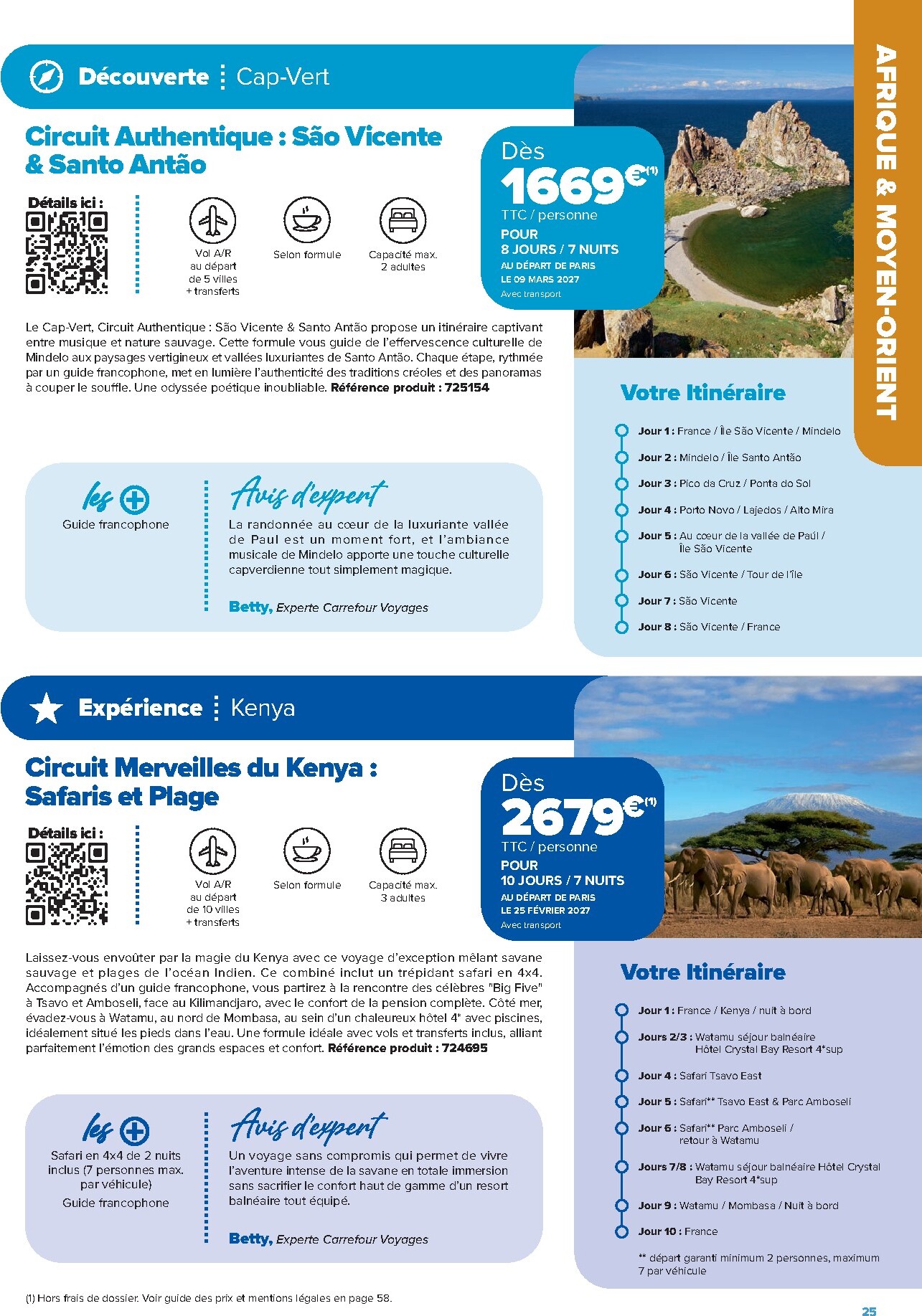 carrefour - Current Carrefour - Séjours & Circuits leaflet valid from du vendredi 14/08/2026 to du mercredi 31/03/2027 - page: 25