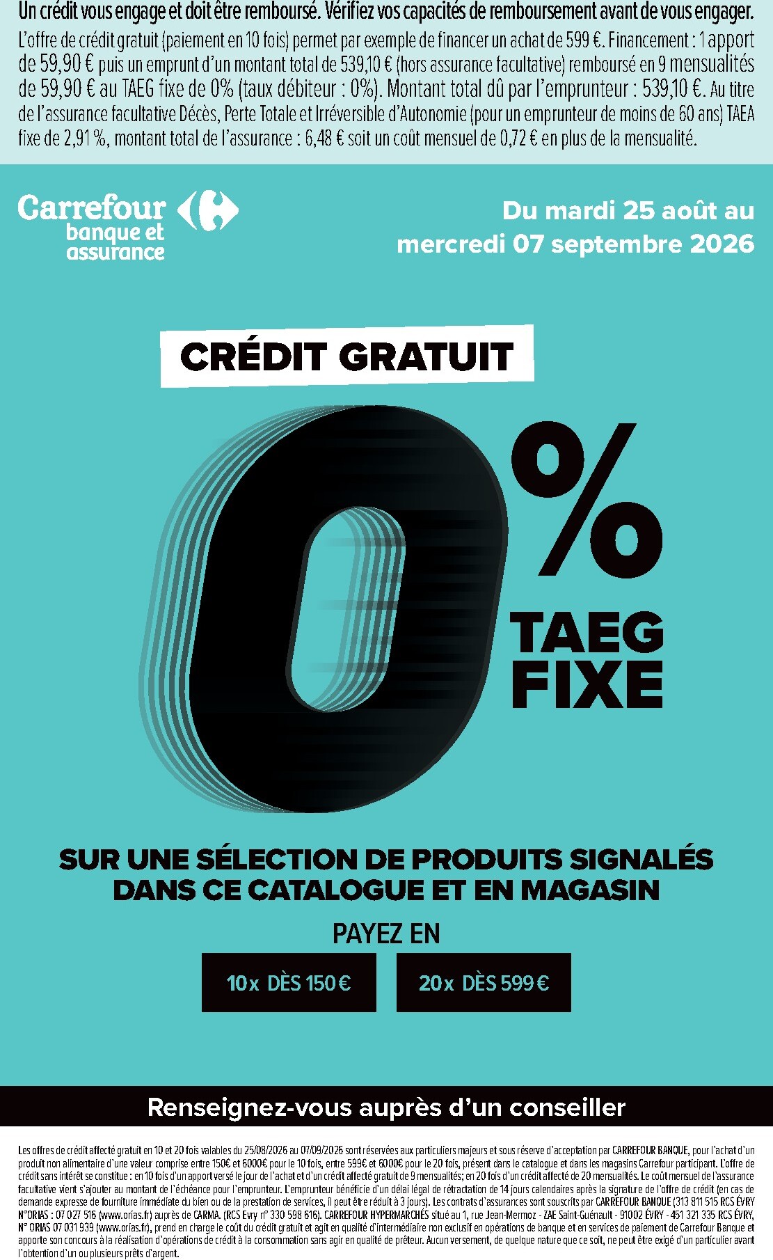 carrefour - Flyer Carrefour - Place Au Gros Électro ! pour la semaine prochaine du du mardi 25/08/2026 au du lundi 07/09/2026 - page: 11