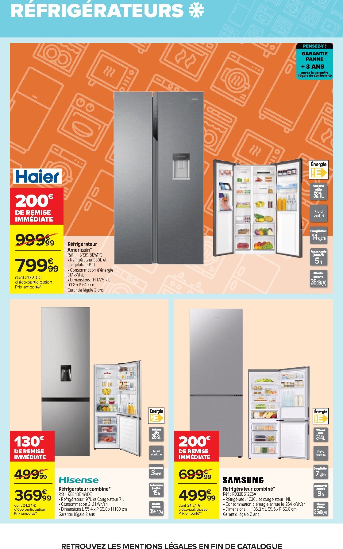 carrefour - Flyer Carrefour - Place Au Gros Électro ! pour la semaine prochaine du du mardi 25/08/2026 au du lundi 07/09/2026 - page: 3