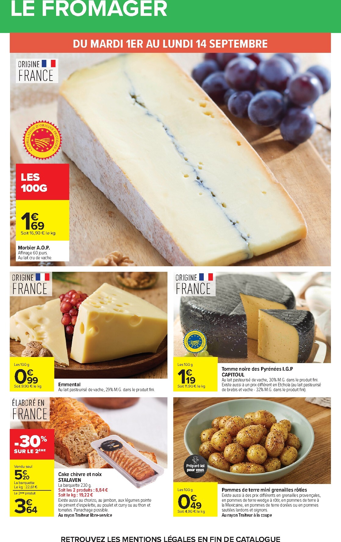 carrefour - Flyer Carrefour - Petit Dejeuner pour la semaine prochaine du du mardi 01/09/2026 au du lundi 14/09/2026 - page: 33