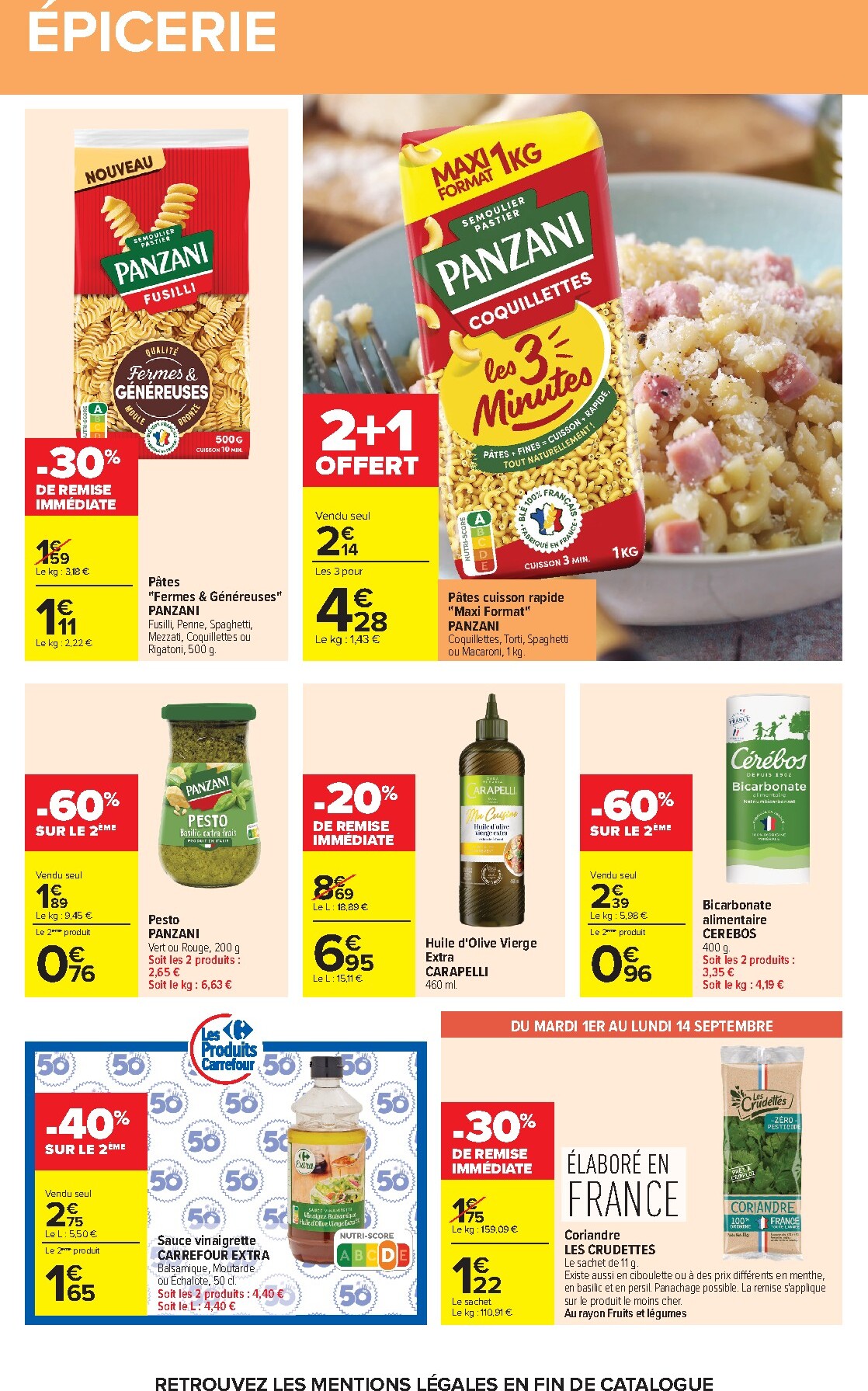 carrefour - Flyer Carrefour - Petit Dejeuner pour la semaine prochaine du du mardi 01/09/2026 au du lundi 14/09/2026 - page: 42