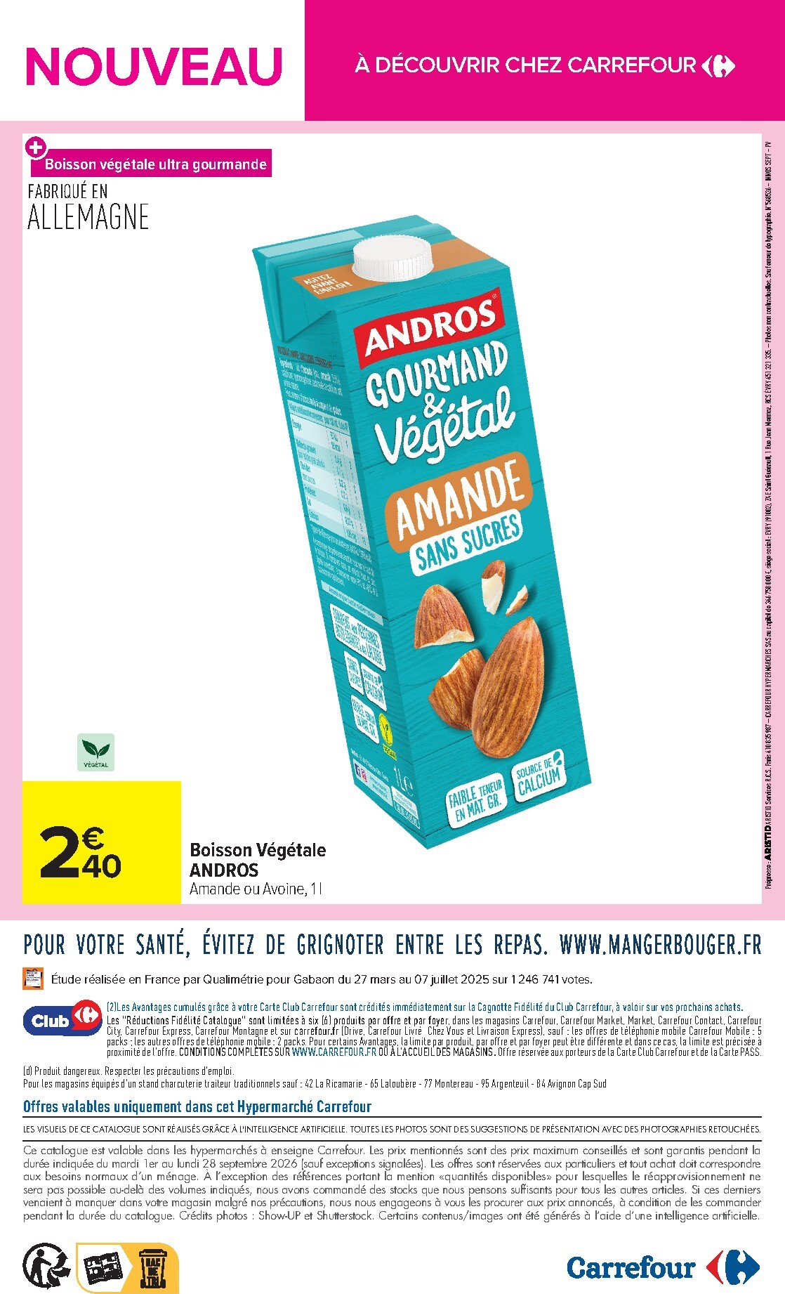 carrefour - Flyer Carrefour - Innovations De Septembre pour la semaine prochaine du du mardi 01/09/2026 au du lundi 28/09/2026 - page: 16