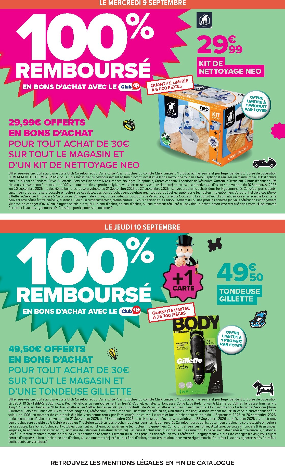 carrefour - Flyer Carrefour pour la semaine prochaine du du mardi 08/09/2026 au du lundi 21/09/2026 - page: 6