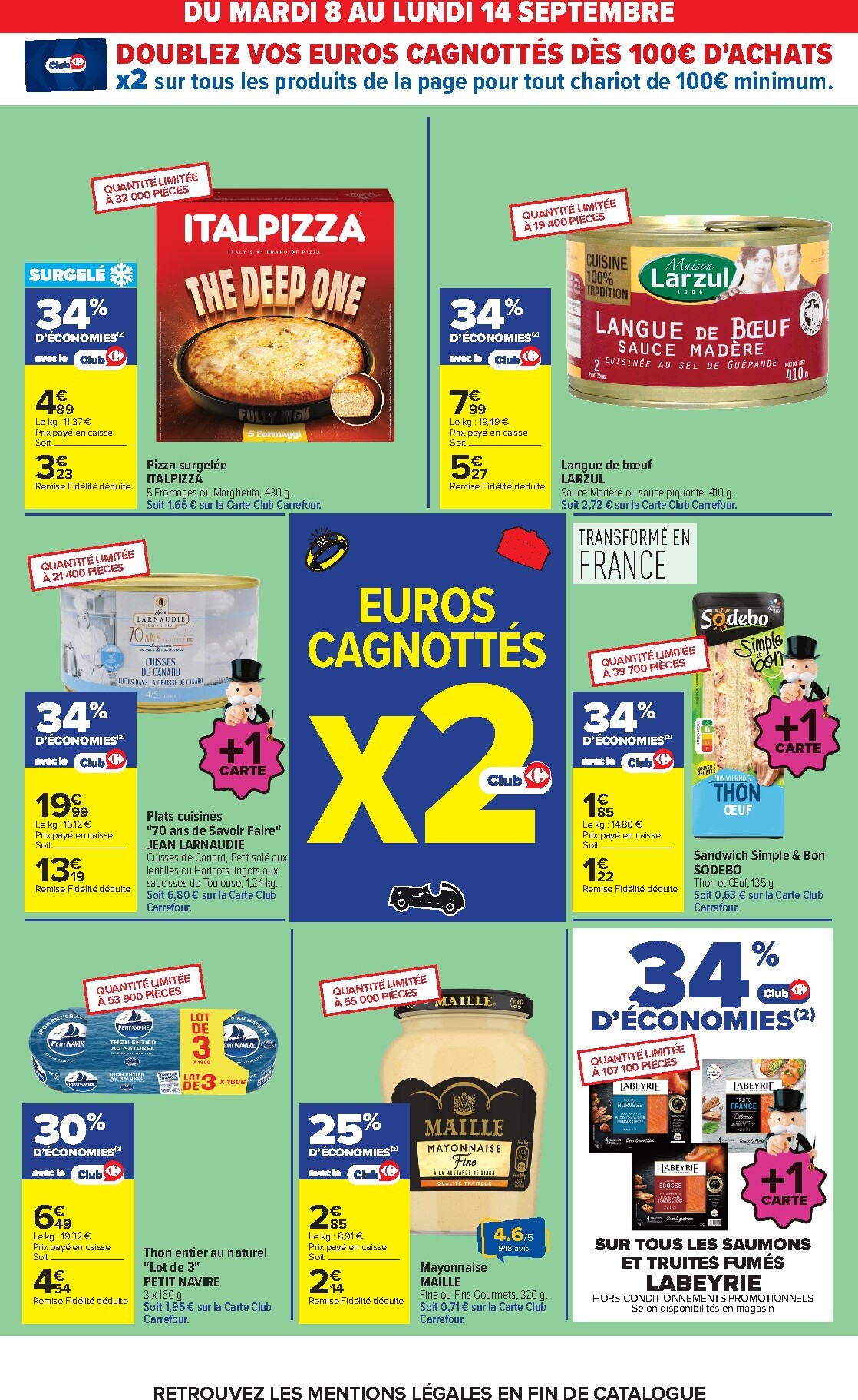 carrefour - Flyer Carrefour pour la semaine prochaine du du mardi 08/09/2026 au du lundi 21/09/2026 - page: 9