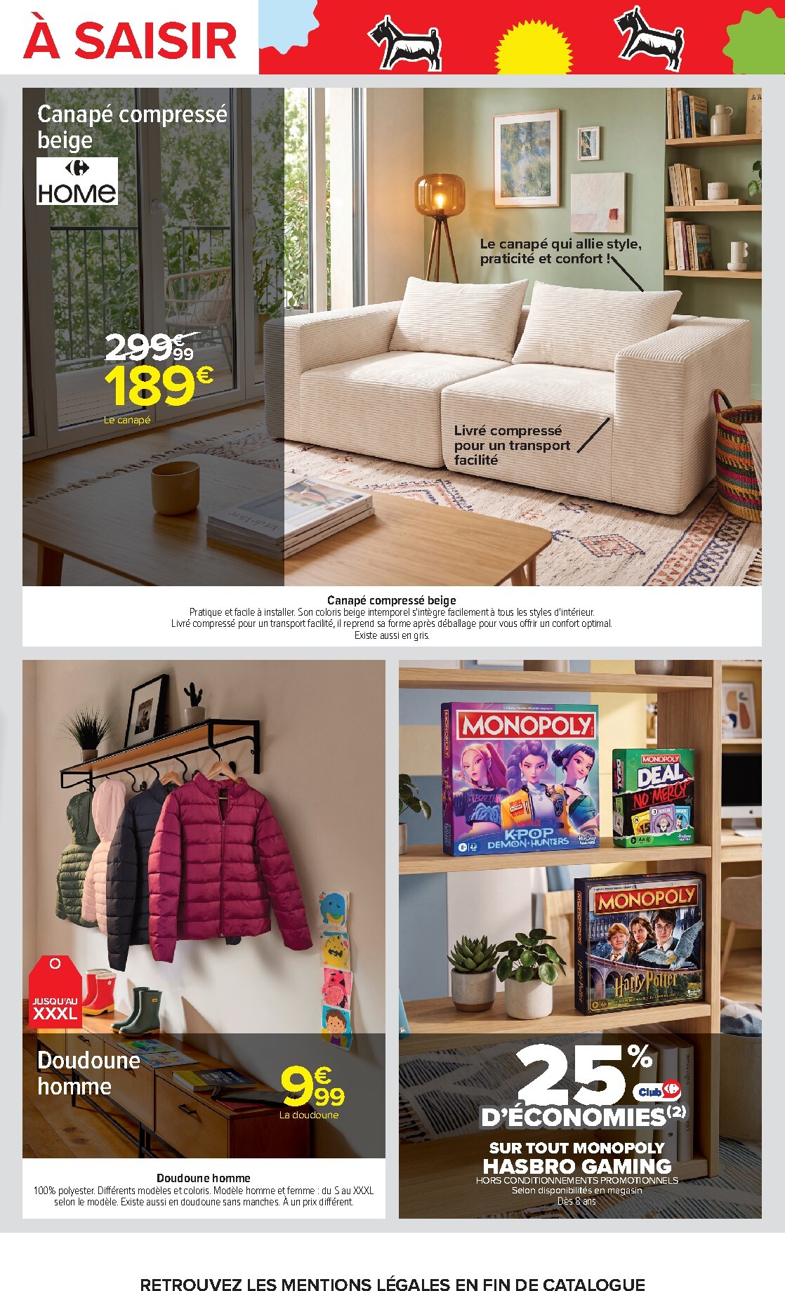 carrefour - Flyer Carrefour pour la semaine prochaine du du mardi 08/09/2026 au du lundi 21/09/2026 - page: 67