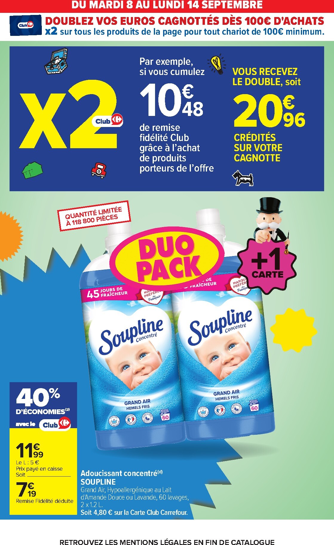 carrefour - Flyer Carrefour pour la semaine prochaine du du mardi 08/09/2026 au du lundi 21/09/2026 - page: 14