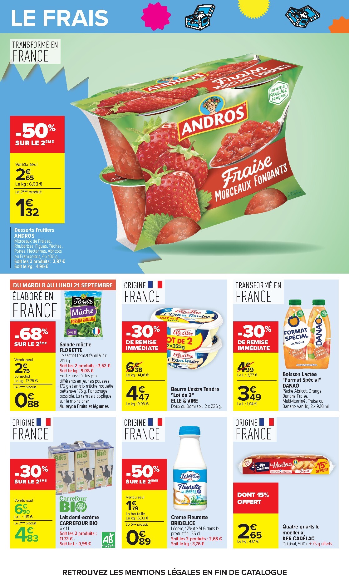 carrefour - Flyer Carrefour pour la semaine prochaine du du mardi 08/09/2026 au du lundi 21/09/2026 - page: 44