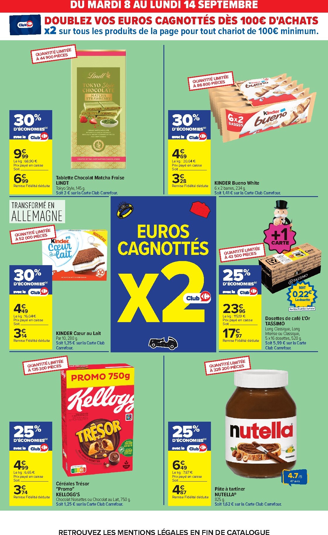 carrefour - Flyer Carrefour pour la semaine prochaine du du mardi 08/09/2026 au du lundi 21/09/2026 - page: 11
