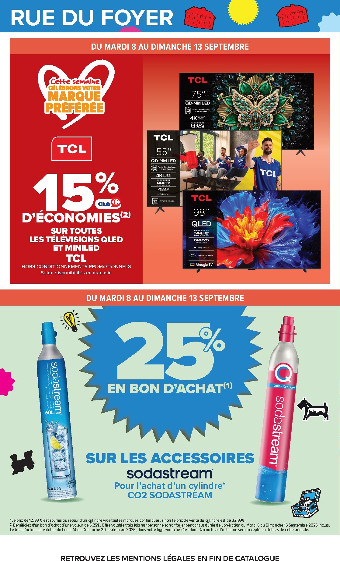 carrefour - Flyer Carrefour pour la semaine prochaine du du mardi 08/09/2026 au du lundi 21/09/2026 - page: 64