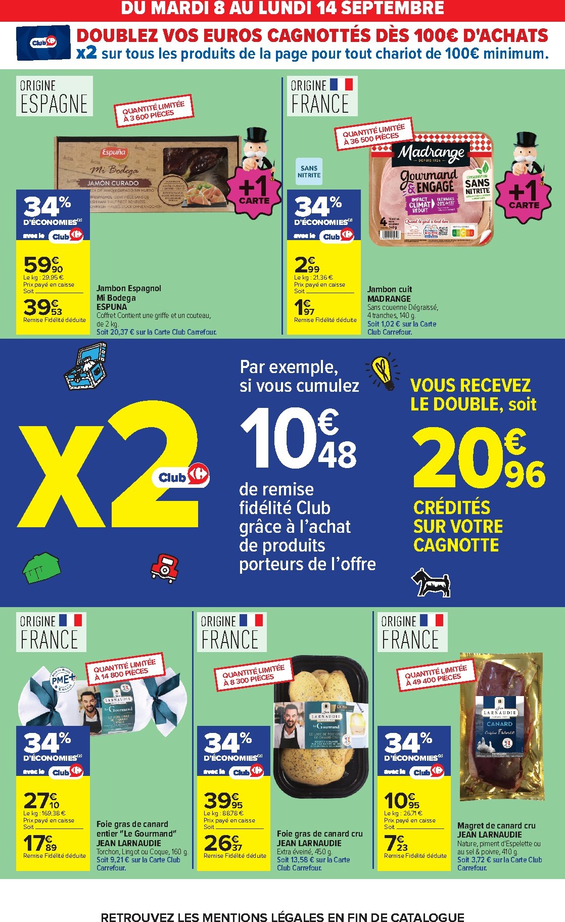 carrefour - Flyer Carrefour pour la semaine prochaine du du mardi 08/09/2026 au du lundi 21/09/2026 - page: 8