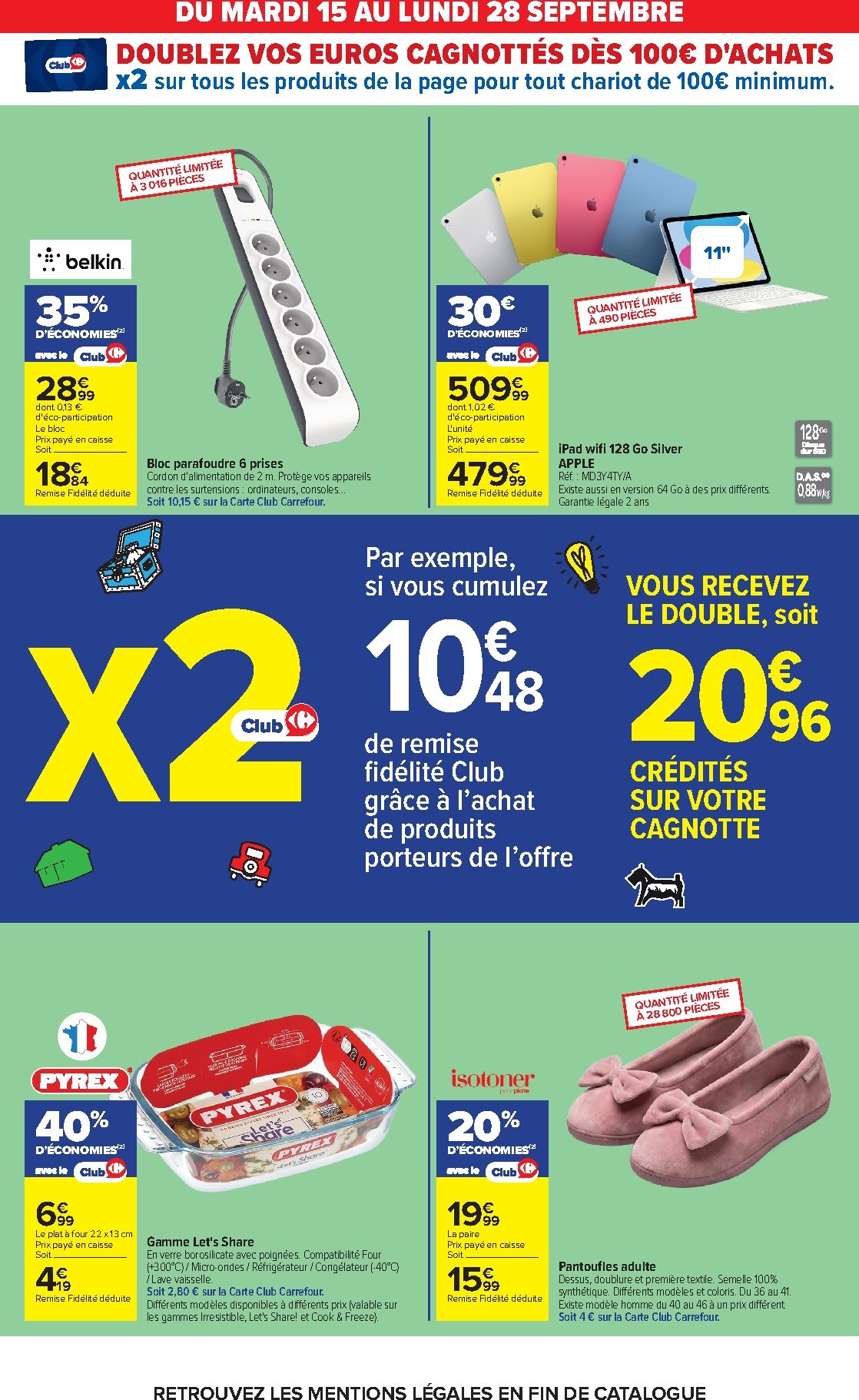 carrefour - Flyer Carrefour pour la semaine prochaine du du mardi 15/09/2026 au du lundi 28/09/2026 - page: 9
