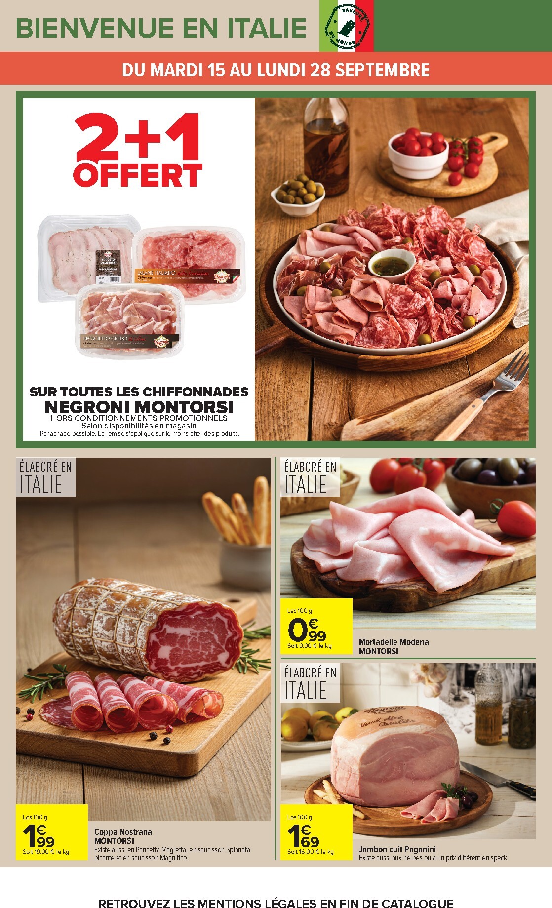 carrefour - Flyer Carrefour pour la semaine prochaine du du mardi 15/09/2026 au du lundi 28/09/2026 - page: 33