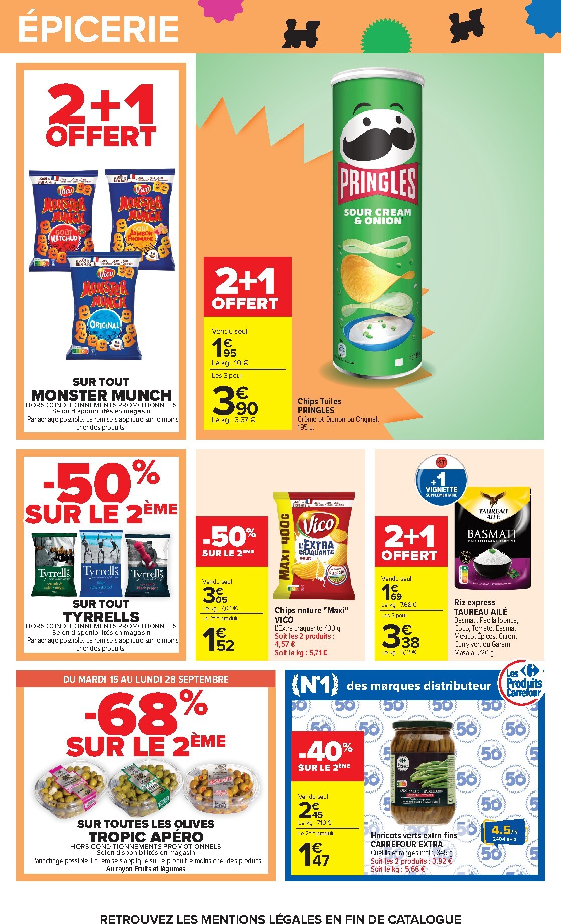carrefour - Flyer Carrefour pour la semaine prochaine du du mardi 15/09/2026 au du lundi 28/09/2026 - page: 60