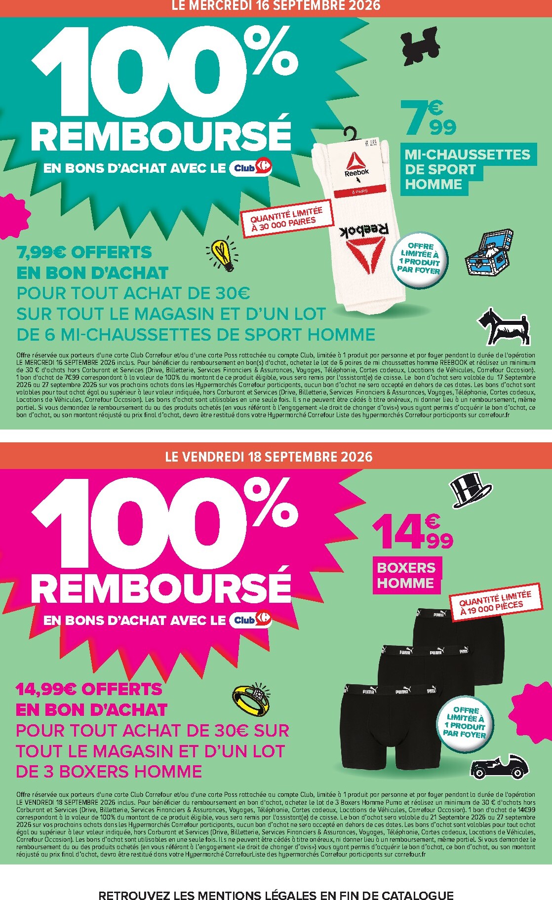 carrefour - Flyer Carrefour pour la semaine prochaine du du mardi 15/09/2026 au du lundi 28/09/2026 - page: 6