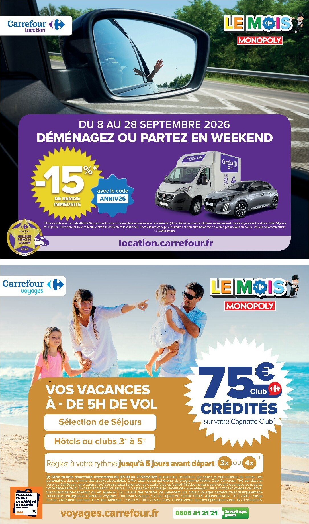 carrefour - Flyer Carrefour pour la semaine prochaine du du mardi 15/09/2026 au du lundi 28/09/2026 - page: 98