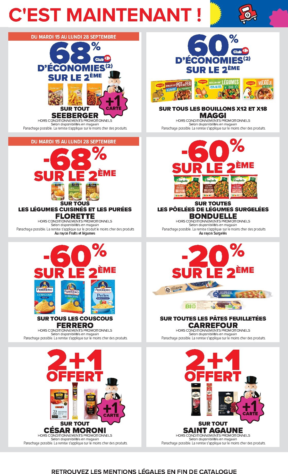 carrefour - Flyer Carrefour pour la semaine prochaine du du mardi 15/09/2026 au du lundi 28/09/2026 - page: 52