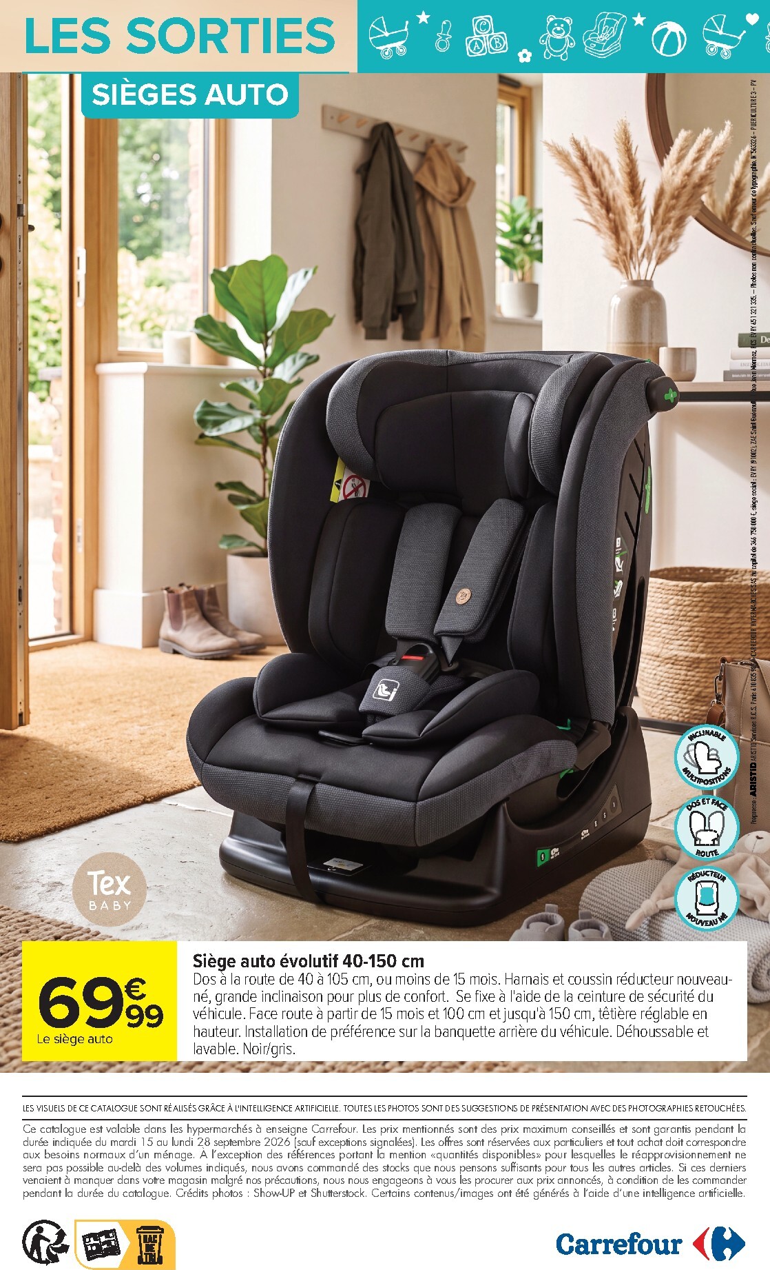carrefour - Flyer Carrefour - Les Babydays pour la semaine prochaine du du mardi 15/09/2026 au du lundi 28/09/2026 - page: 32