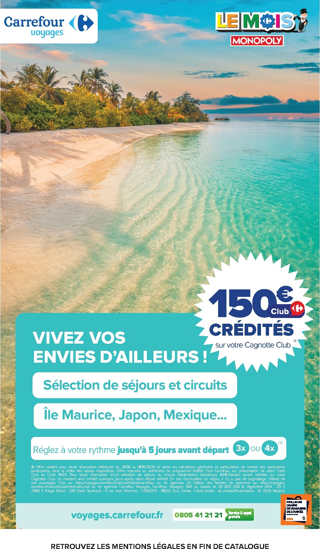 carrefour - Flyer Carrefour - Le mois Monopoly pour la semaine prochaine du du mardi 22/09/2026 au du lundi 05/10/2026 - page: 91