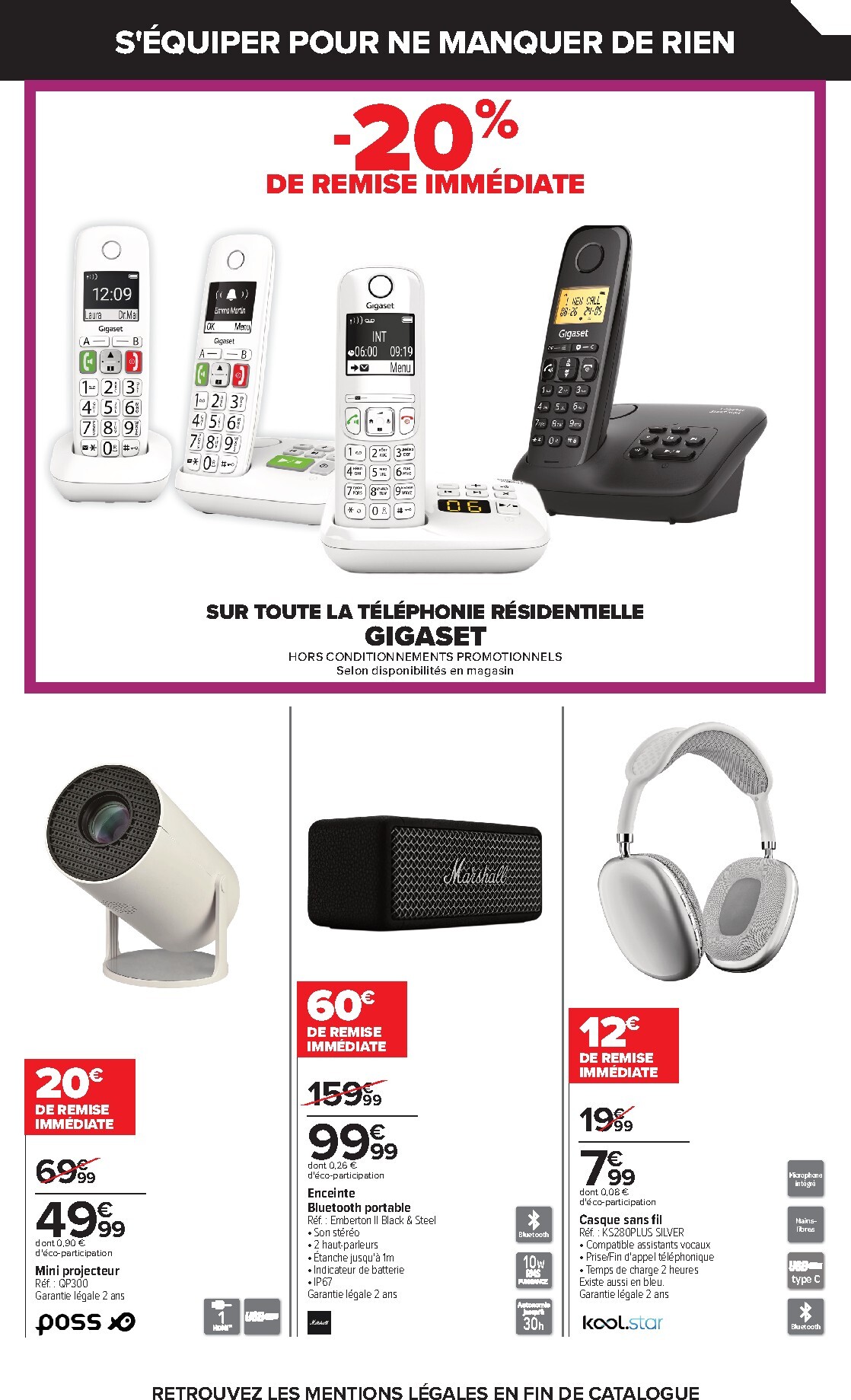 carrefour - Flyer Carrefour - Passez L'automne Connecté À Vos Envies ! pour la semaine prochaine du du vendredi 25/09/2026 au du lundi 12/10/2026 - page: 17