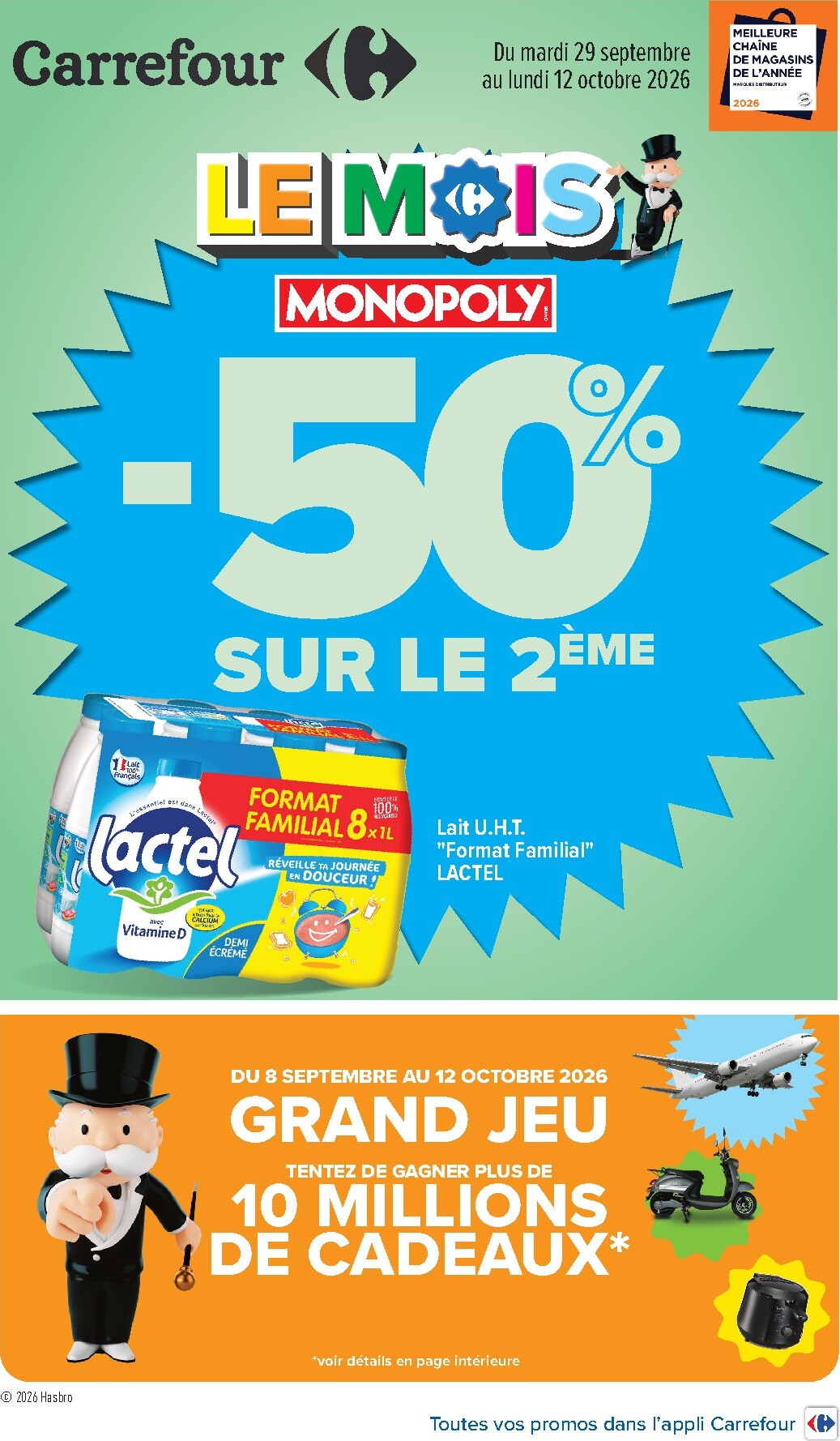 carrefour - Flyer Carrefour pour la semaine prochaine du du mardi 29/09/2026 au du lundi 12/10/2026