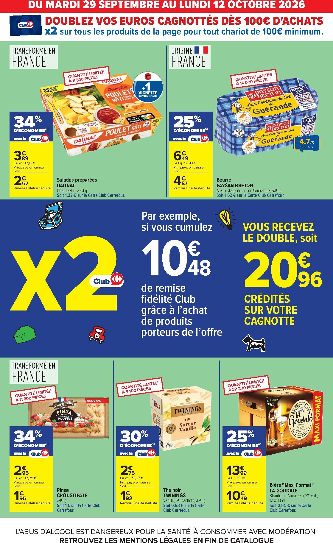 carrefour - Flyer Carrefour pour la semaine prochaine du du mardi 29/09/2026 au du lundi 12/10/2026 - page: 8